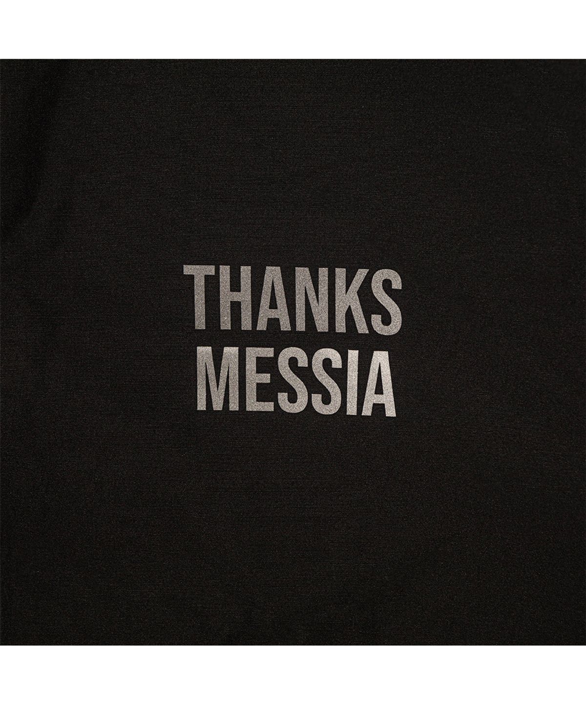땡스메시아(THANKS MESSIA) ARCH LOGO COACH JACKET-BLACK