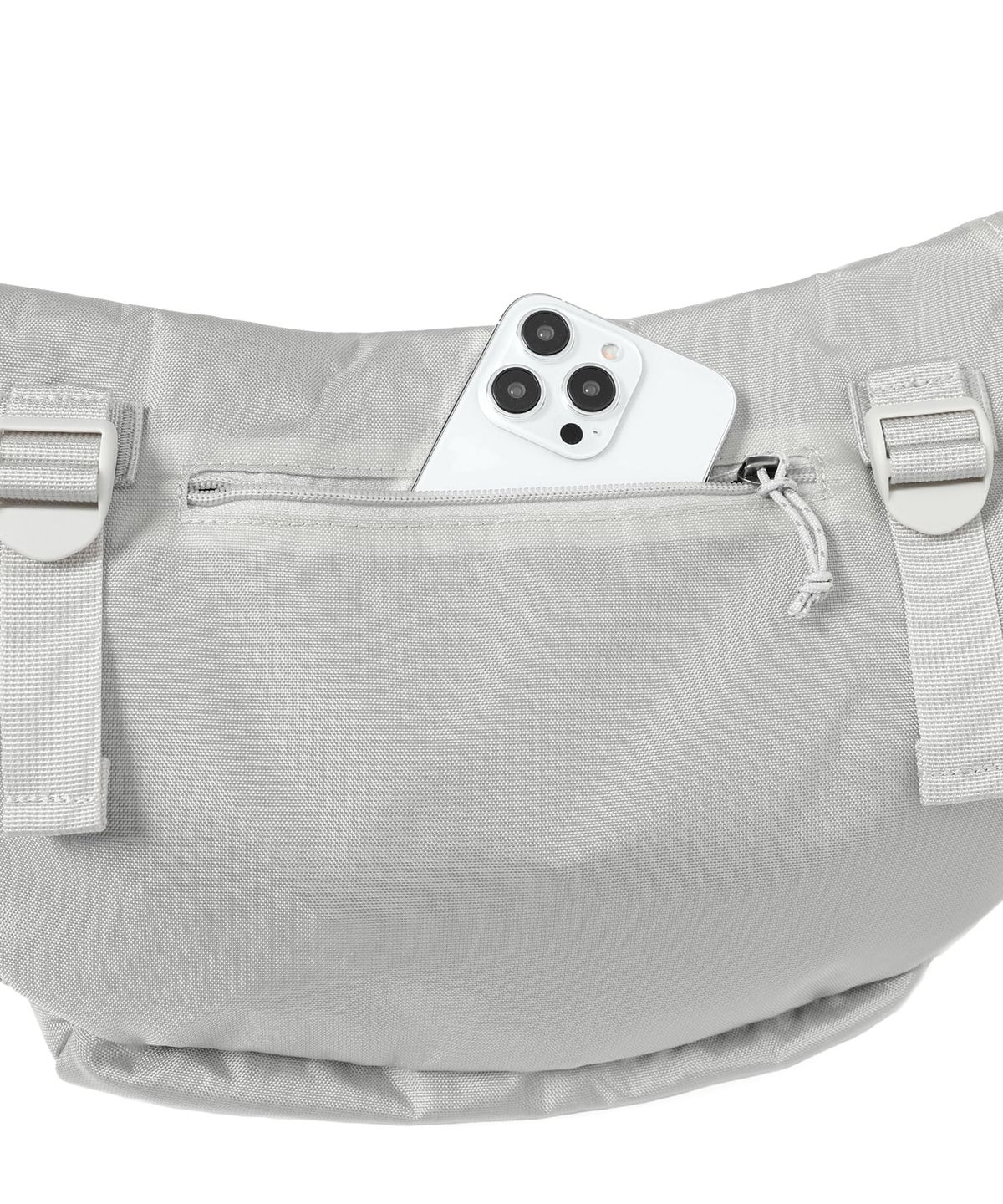 디스이즈네버댓(THISISNEVERTHAT) Washed Nylon Lumbar Pack Cream