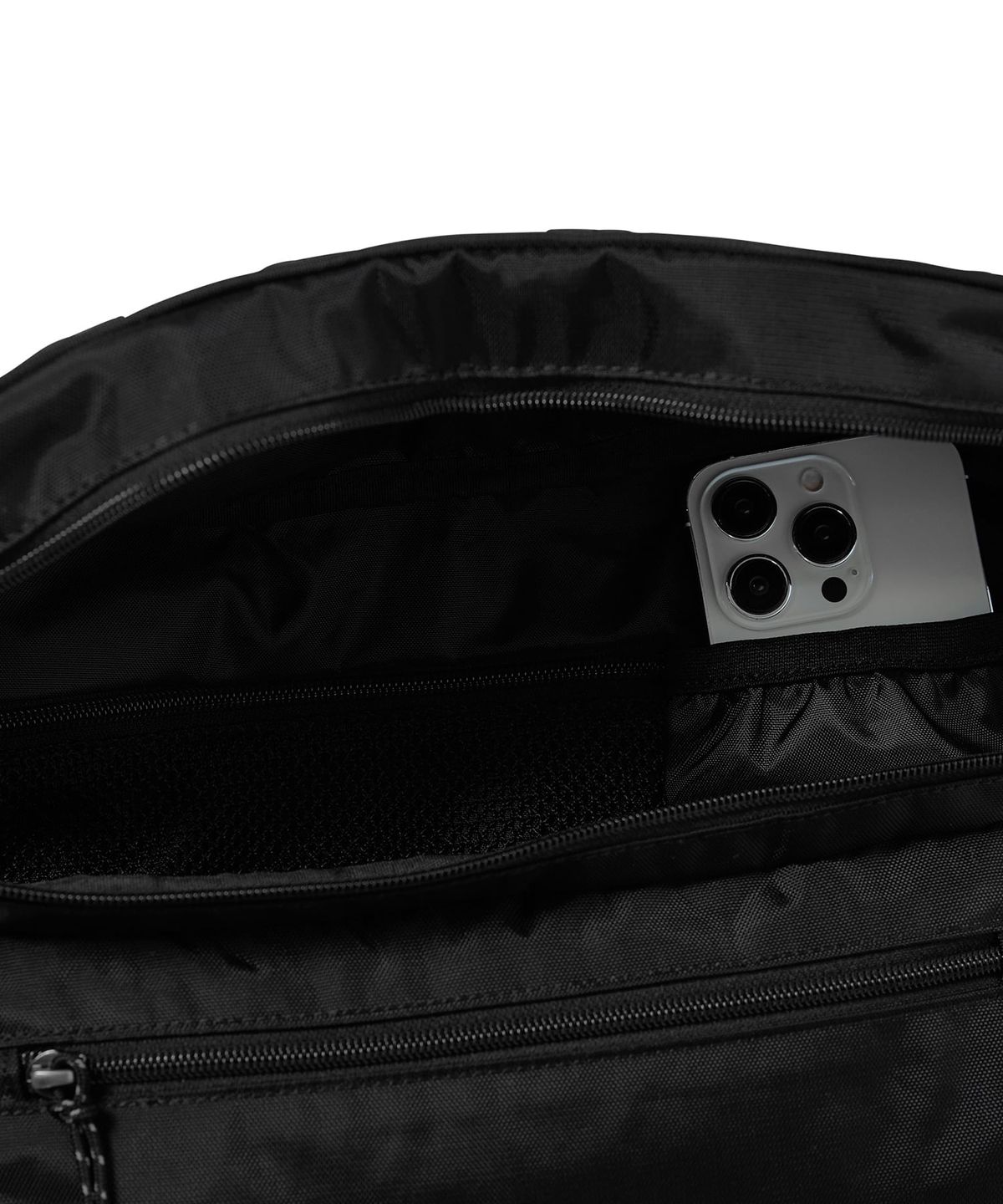 디스이즈네버댓(THISISNEVERTHAT) Washed Nylon Lumbar Pack Black