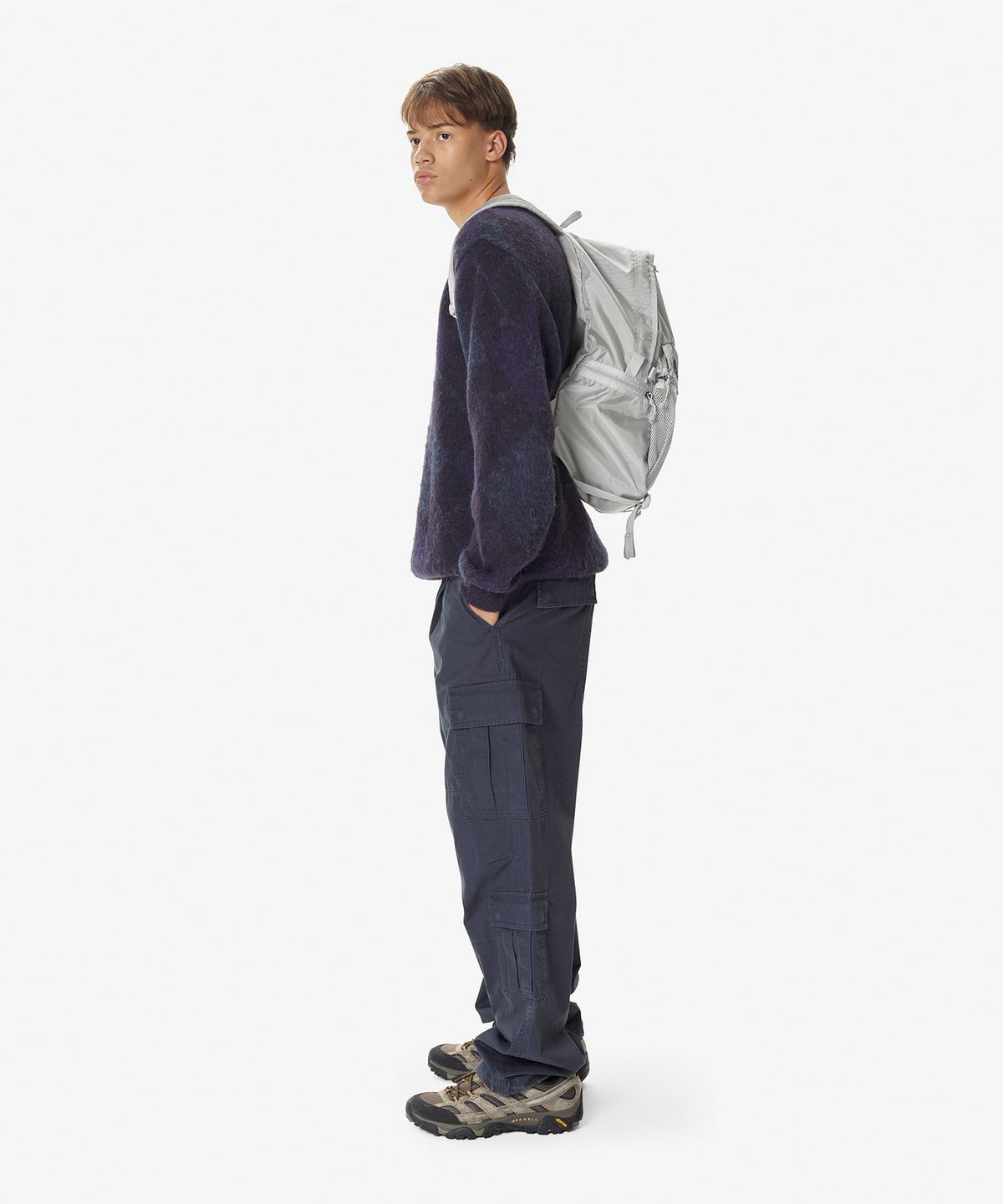 디스이즈네버댓(THISISNEVERTHAT) Washed Nylon Daypack Cream