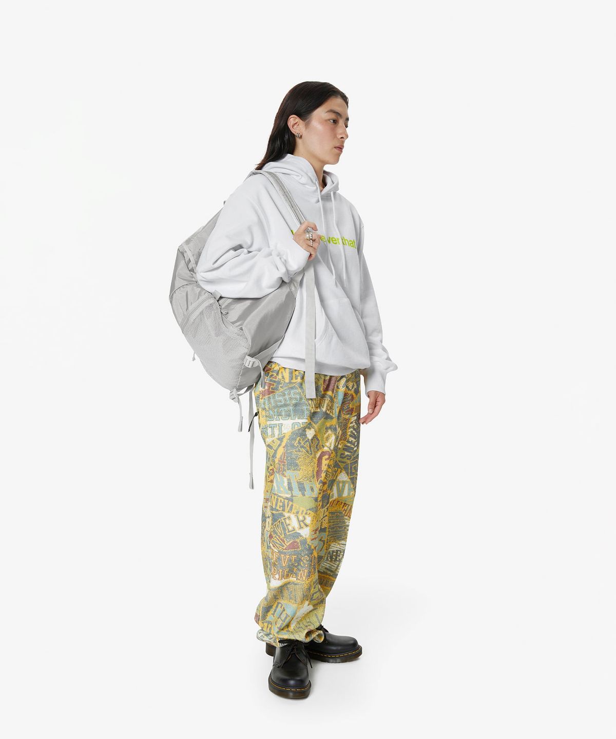 디스이즈네버댓(THISISNEVERTHAT) Washed Nylon Daypack Cream