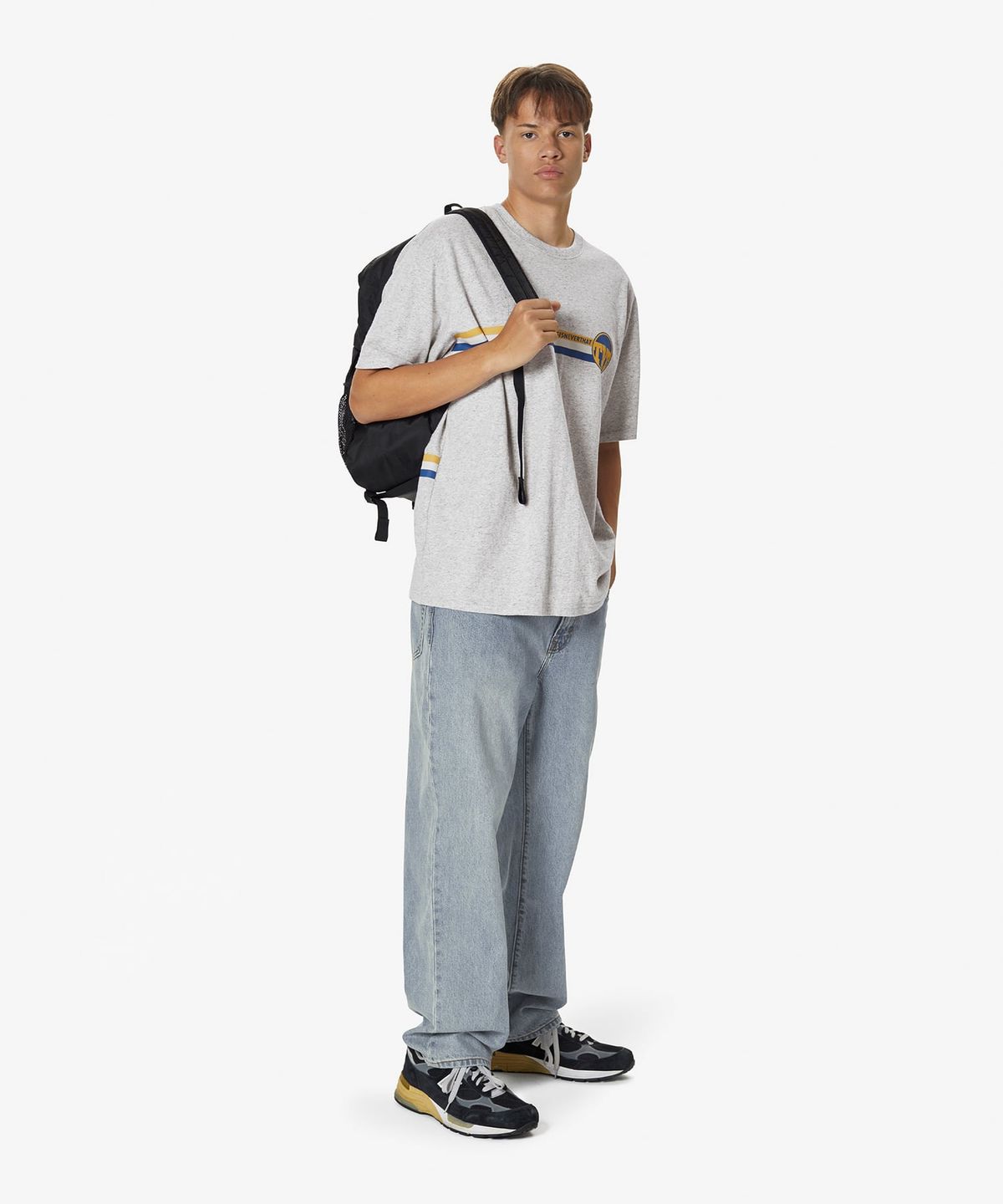 디스이즈네버댓(THISISNEVERTHAT) Washed Nylon Daypack Black