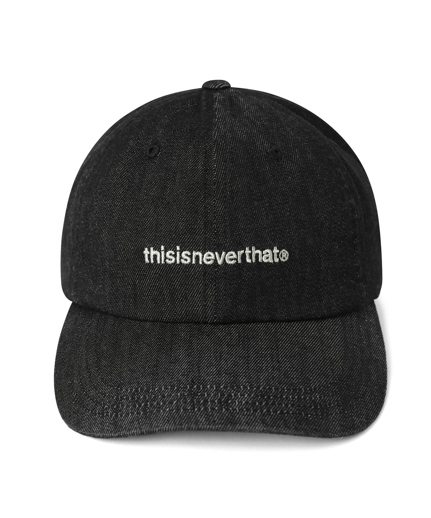 MUSINSA公式 | thisisneverthat (FW24) Denim T-Logo Cap - Black