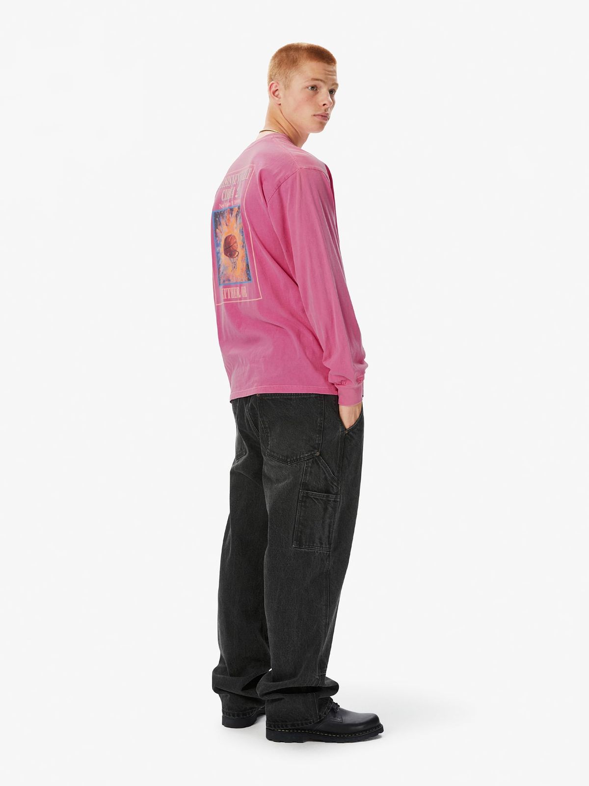 디스이즈네버댓(THISISNEVERTHAT) Basketball Hoop L/S Tee Taffy