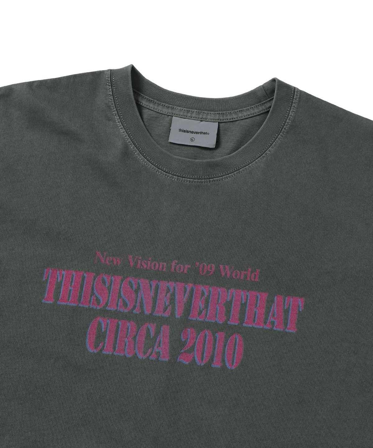 디스이즈네버댓(THISISNEVERTHAT) Basketball Hoop L/S Tee Charcoal