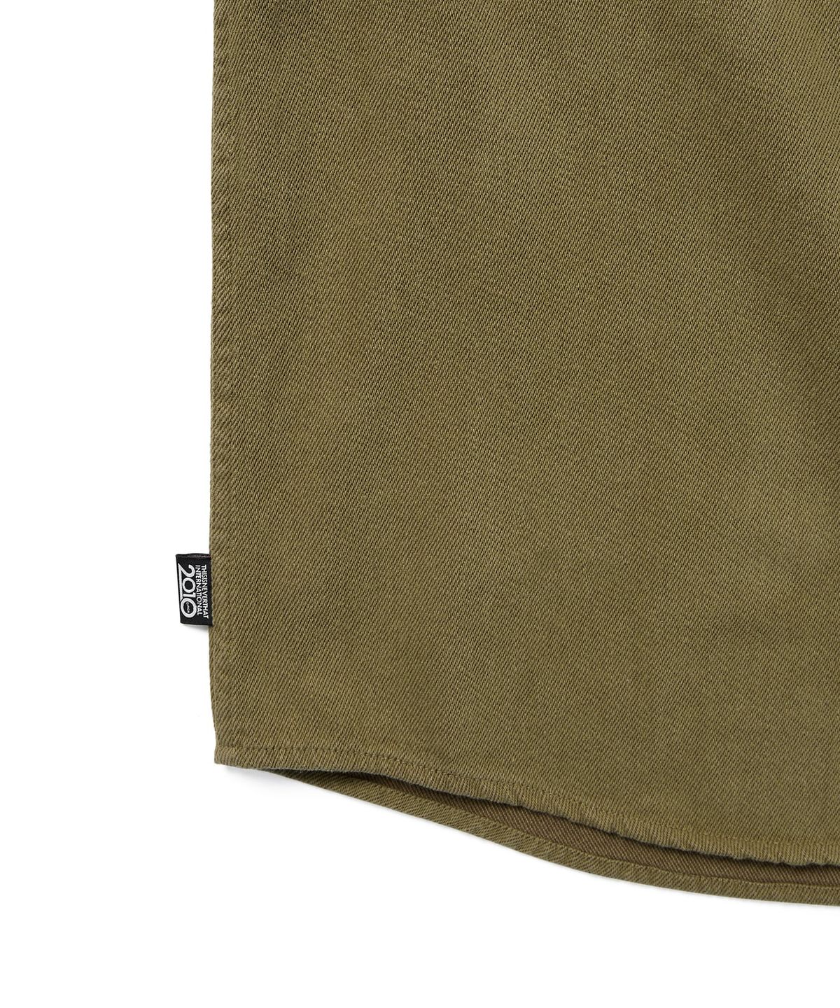 디스이즈네버댓(THISISNEVERTHAT) Half Zip Shirt Olive
