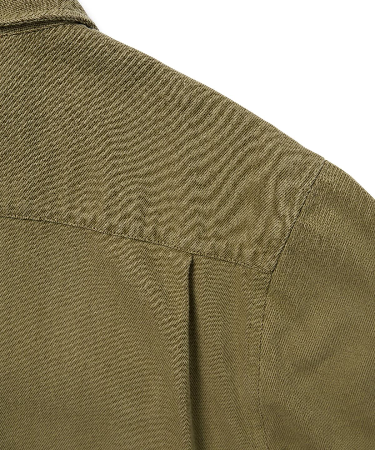 디스이즈네버댓(THISISNEVERTHAT) Half Zip Shirt Olive
