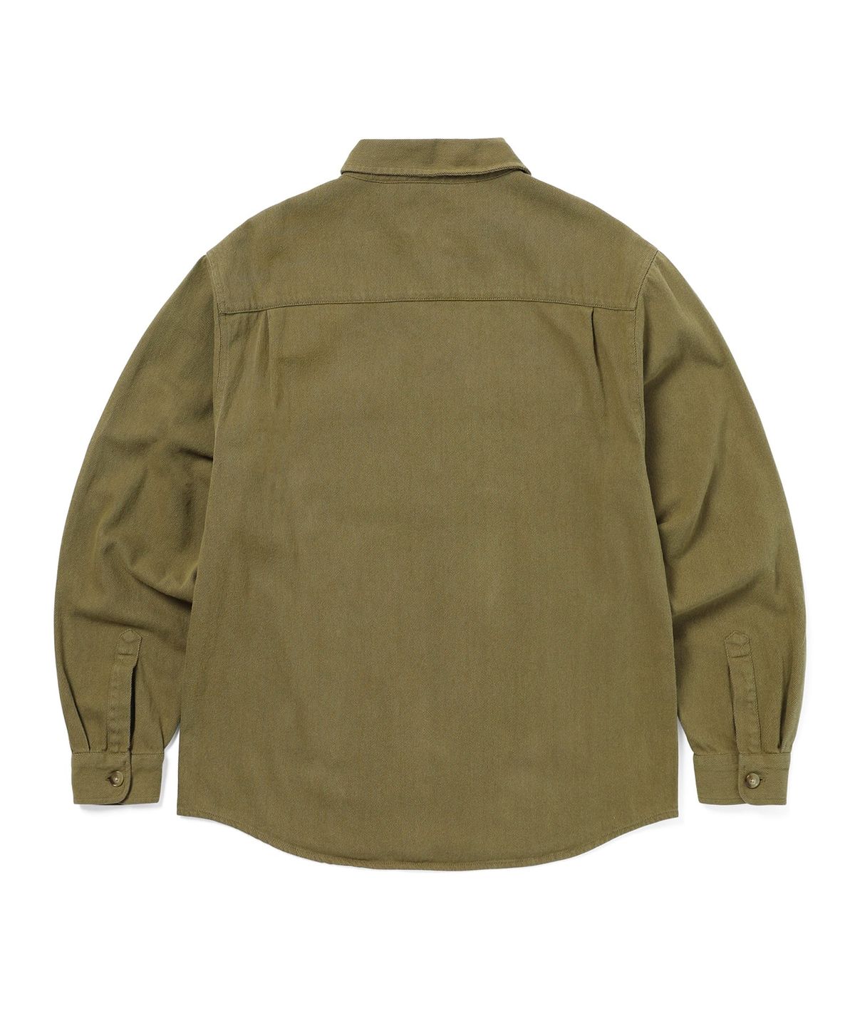 디스이즈네버댓(THISISNEVERTHAT) Half Zip Shirt Olive