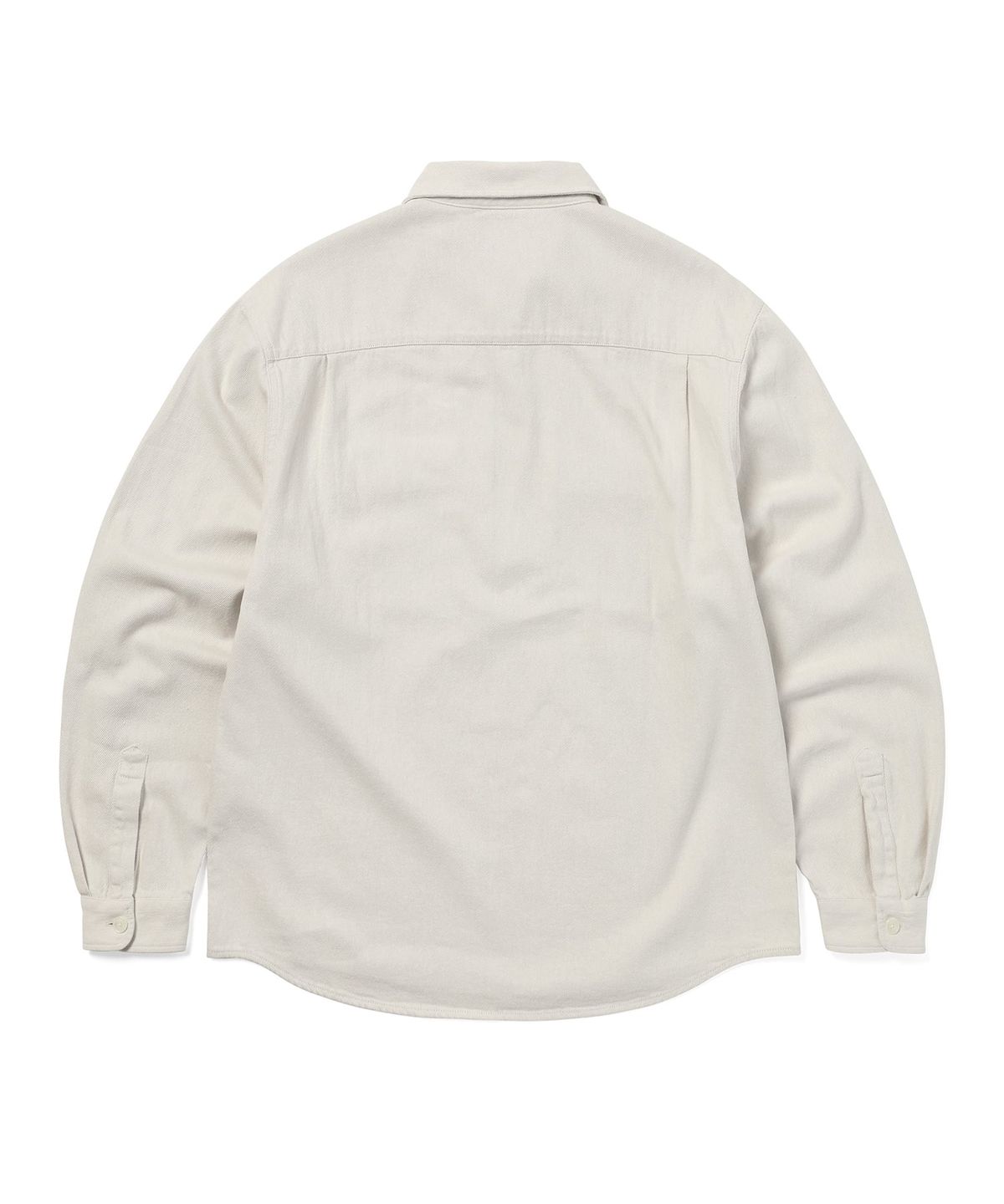 디스이즈네버댓(THISISNEVERTHAT) Half Zip Shirt Ivory