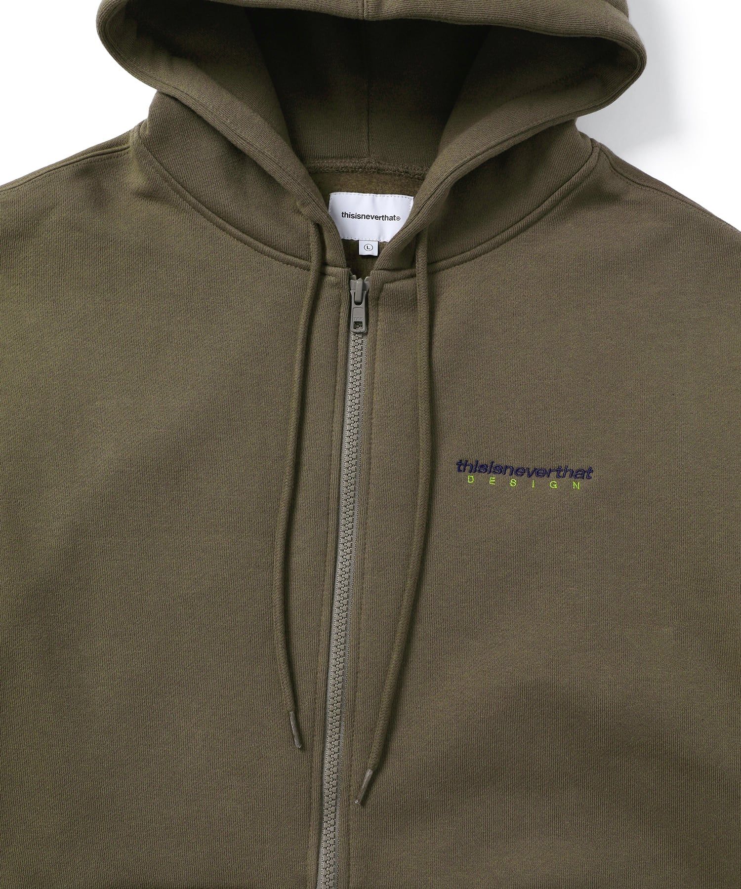 【THISISNEVERTHAT】DSN-Logo Zip Up Hoodie Brown Lion Hoodie - thisisneverthat®