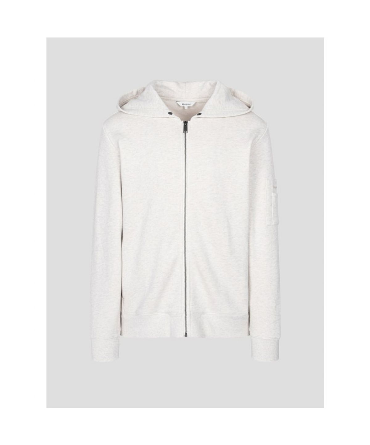 빈폴 멘(BEANPOLE MEN) 후디 집업 스웨트 셔츠  아이보리 (BC4841C070)