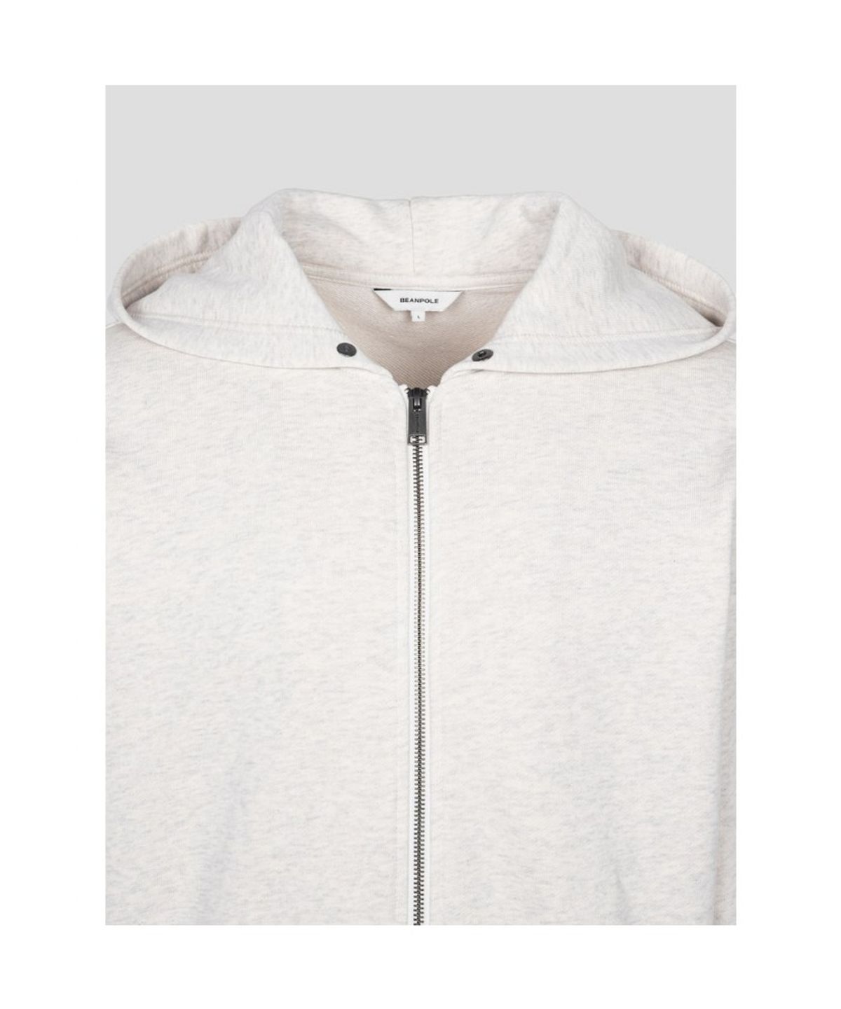빈폴 멘(BEANPOLE MEN) 후디 집업 스웨트 셔츠  아이보리 (BC4841C070)