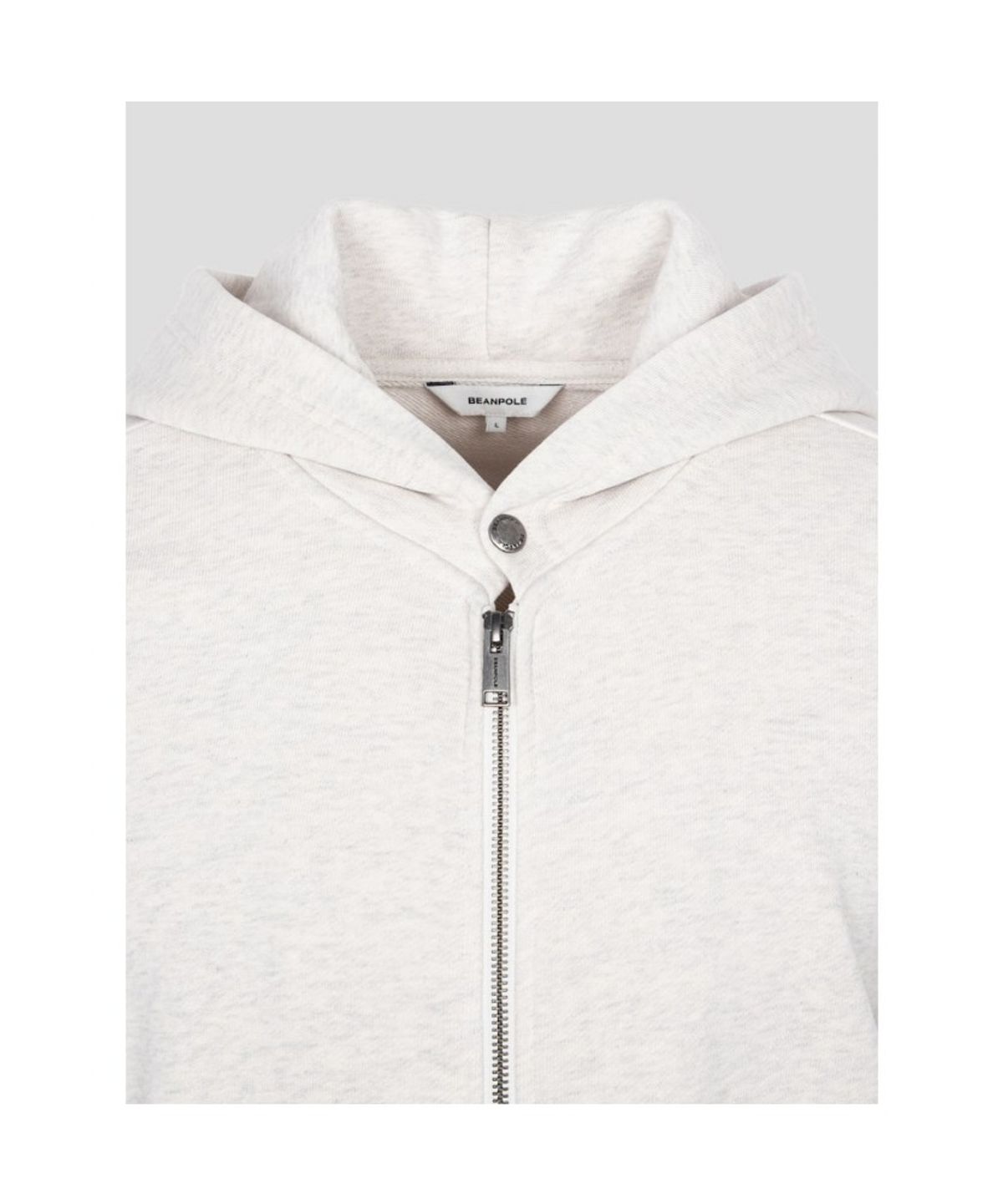 빈폴 멘(BEANPOLE MEN) 후디 집업 스웨트 셔츠  아이보리 (BC4841C070)