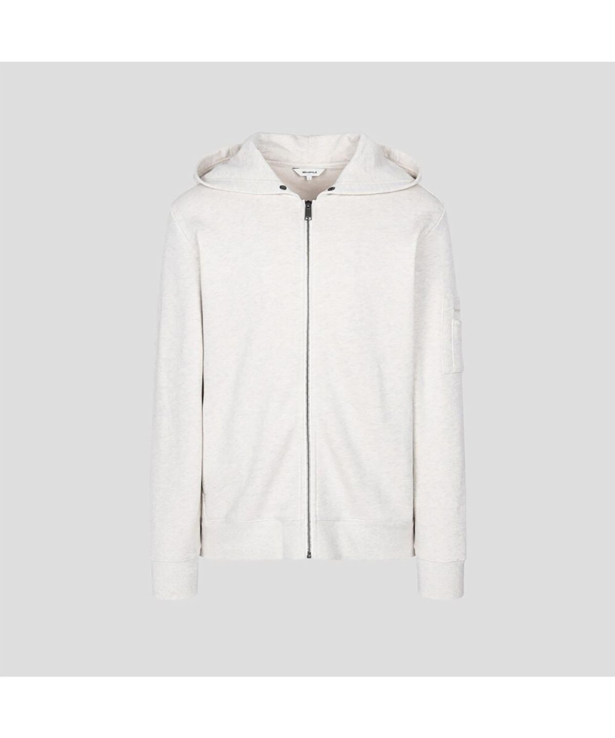 빈폴 멘(BEANPOLE MEN) 후디 집업 스웨트 셔츠  아이보리 (BC4841C070)