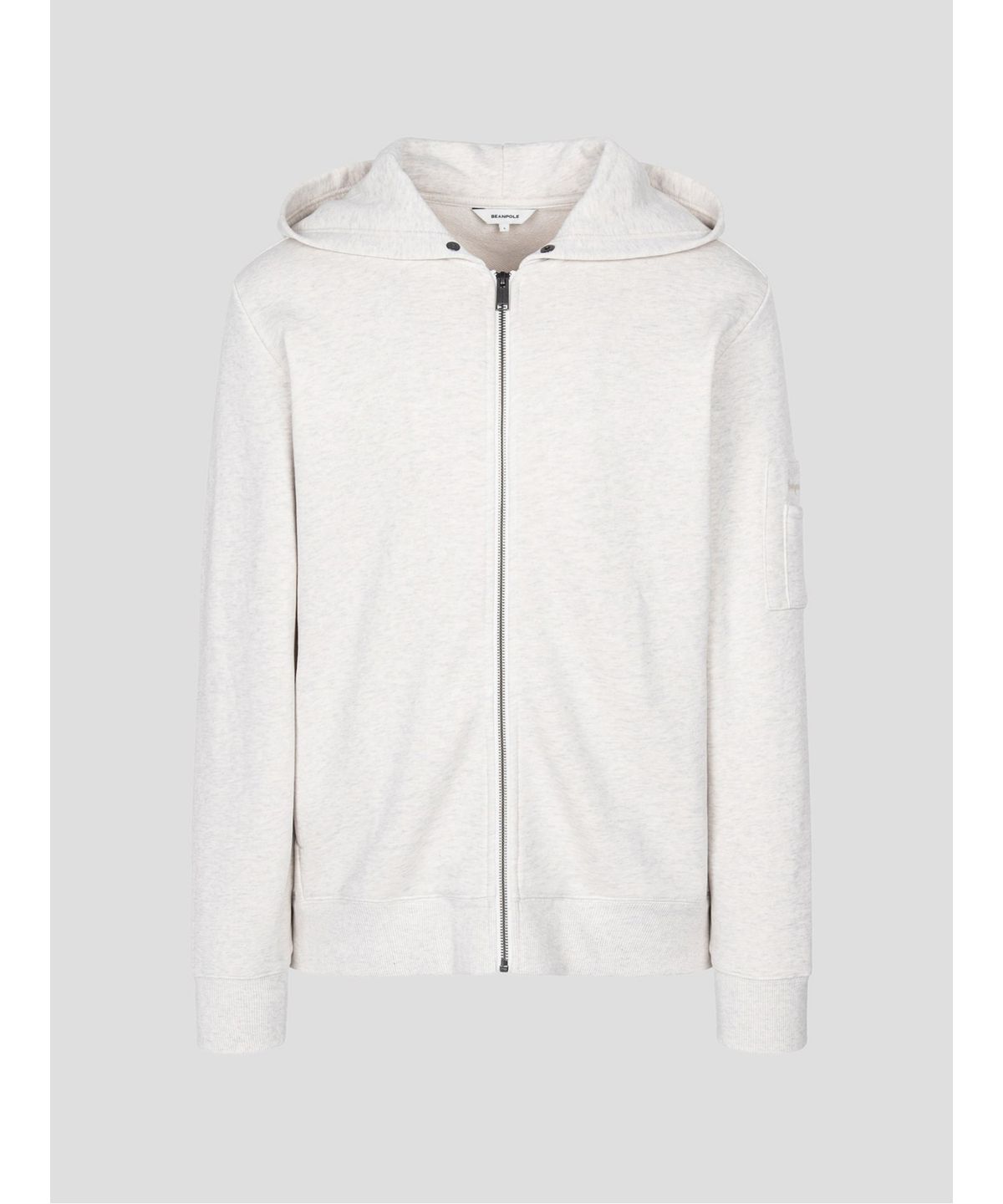 빈폴 멘(BEANPOLE MEN) 후디 집업 스웨트 셔츠  아이보리 (BC4841C070)