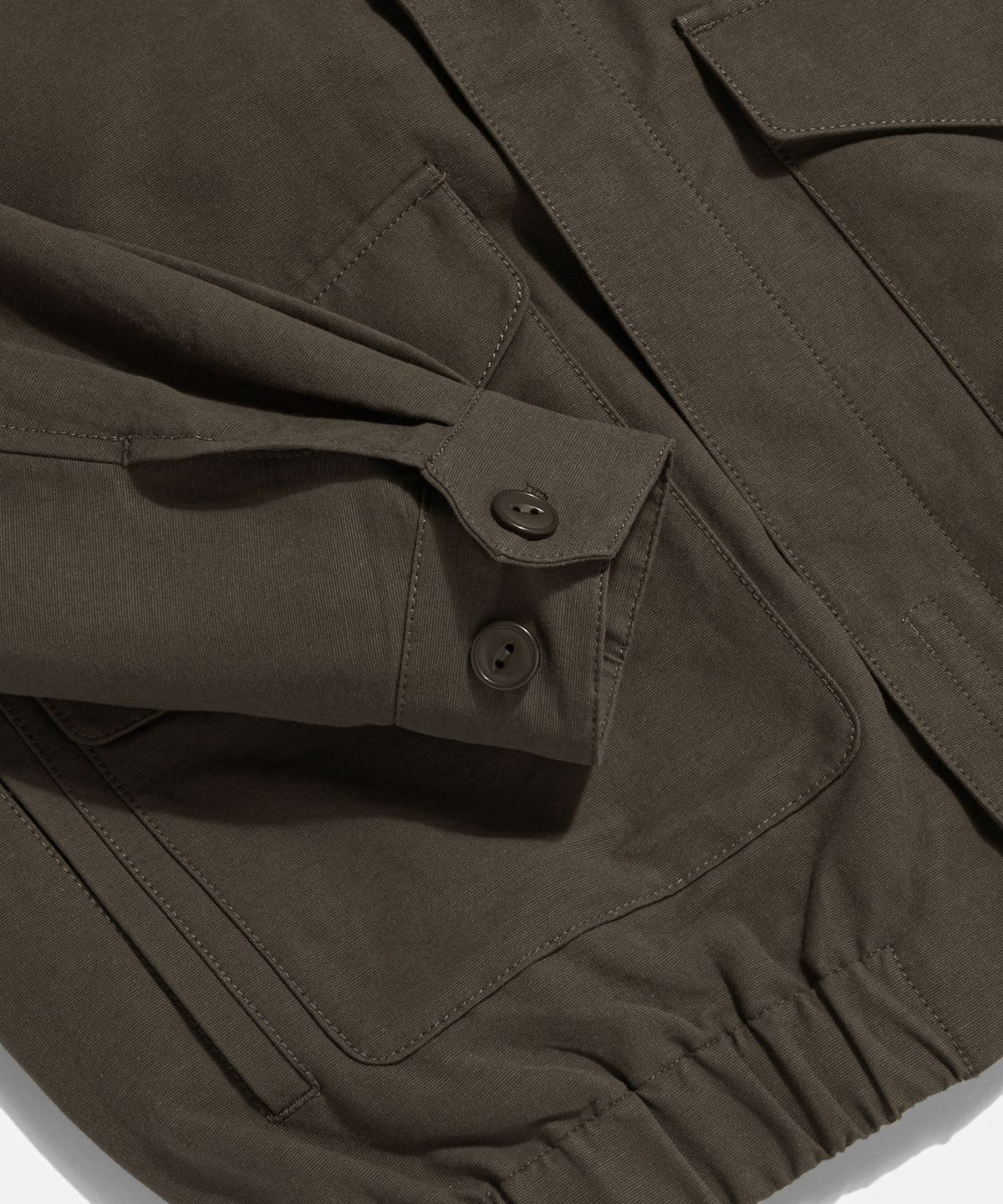 에스피오나지(ESPIONAGE) Flight Bomber Jacket Dark Mocha