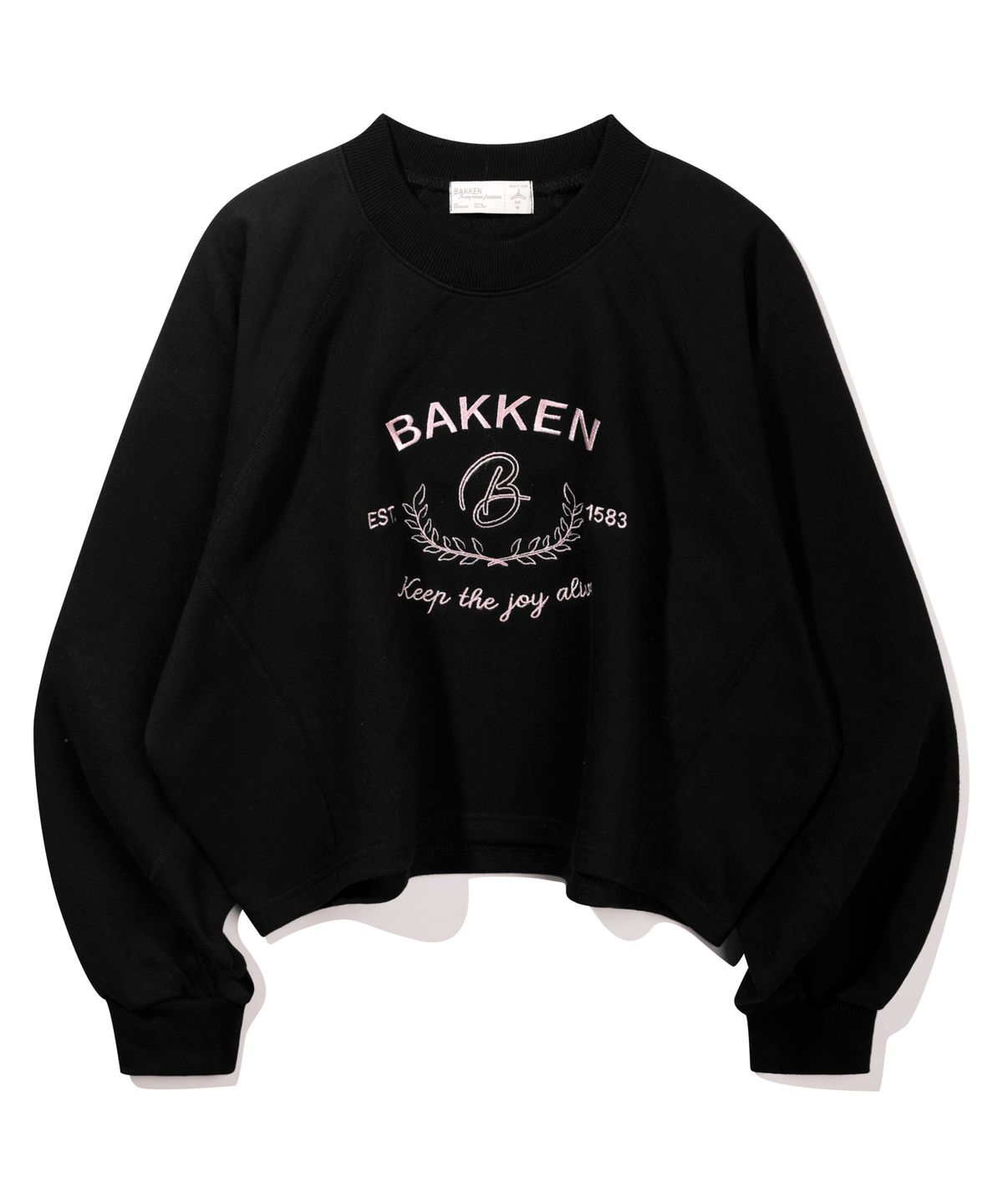 바켄(BAKKEN) Signature Logo Semi Crop 티셔츠 BK4998_블랙