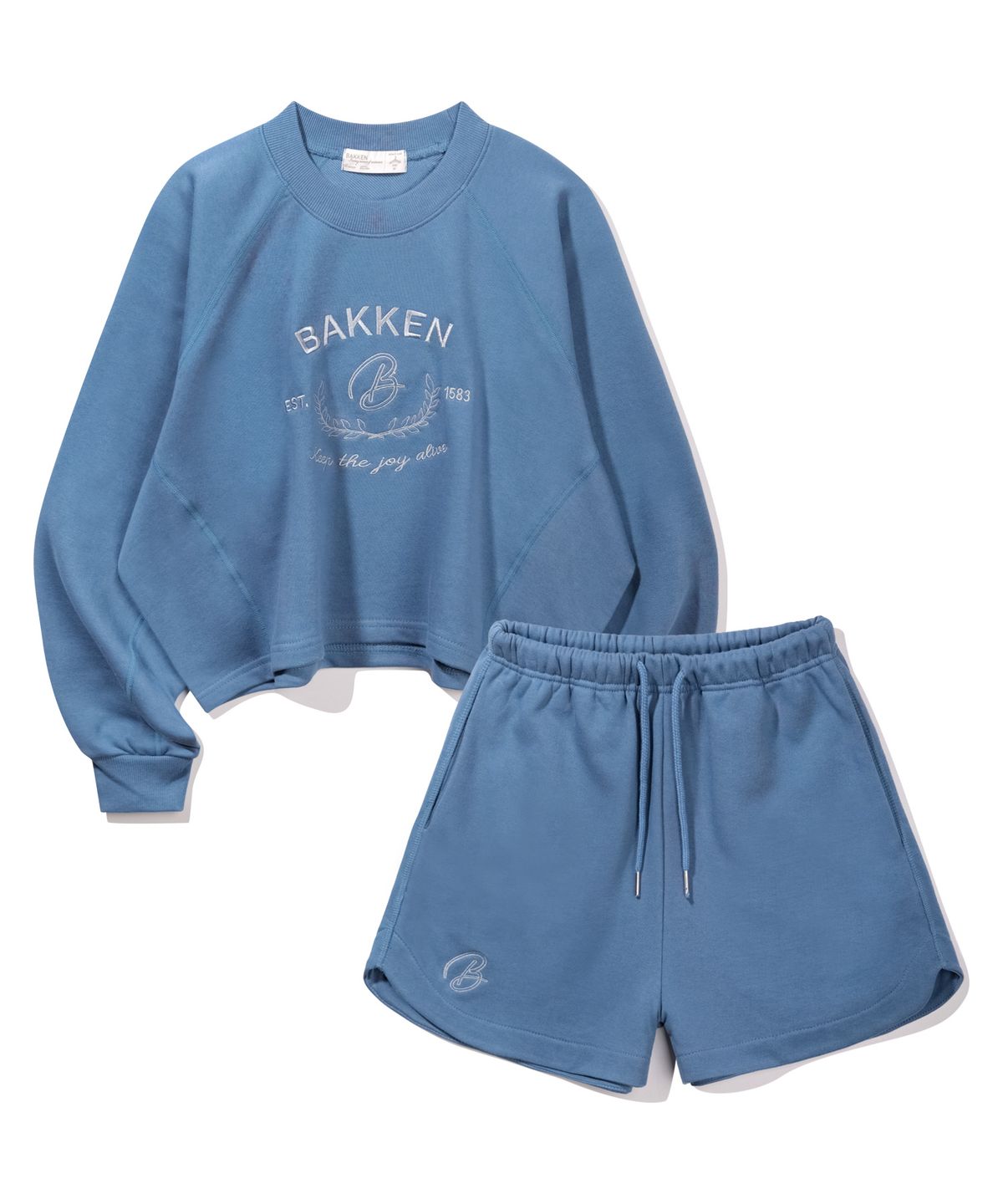 바켄(BAKKEN) Signature Logo 스웨트 셋업 BK4998_2998_블루