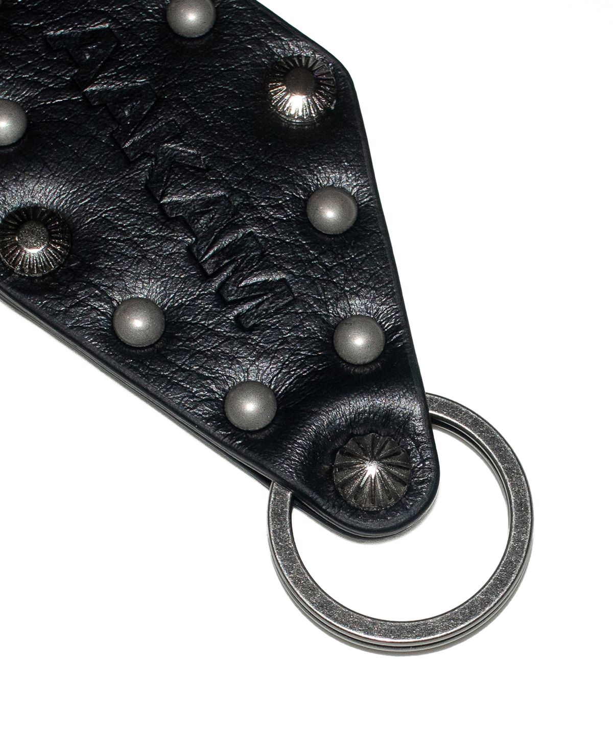 아캄(AAKAM) Studded Leather Keyring (Diamond)