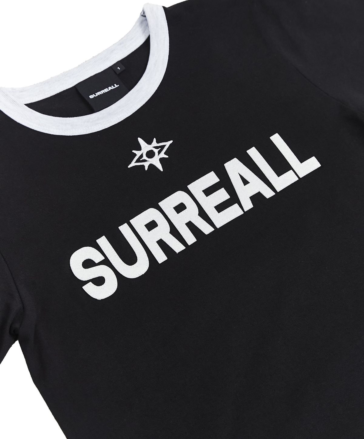 써리얼(SURREALL) Blekul ringer T shirt (Black)