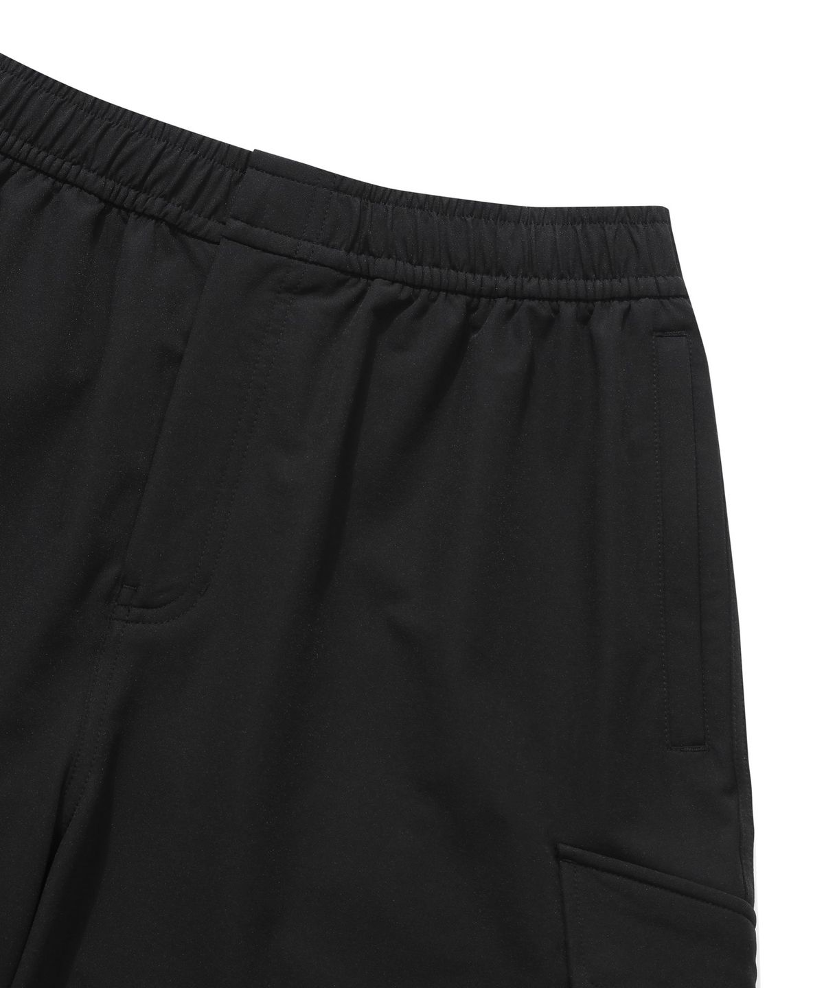 커버낫(COVERNAT) 패러슈트 세미와이드핏 카고 팬츠 블랙