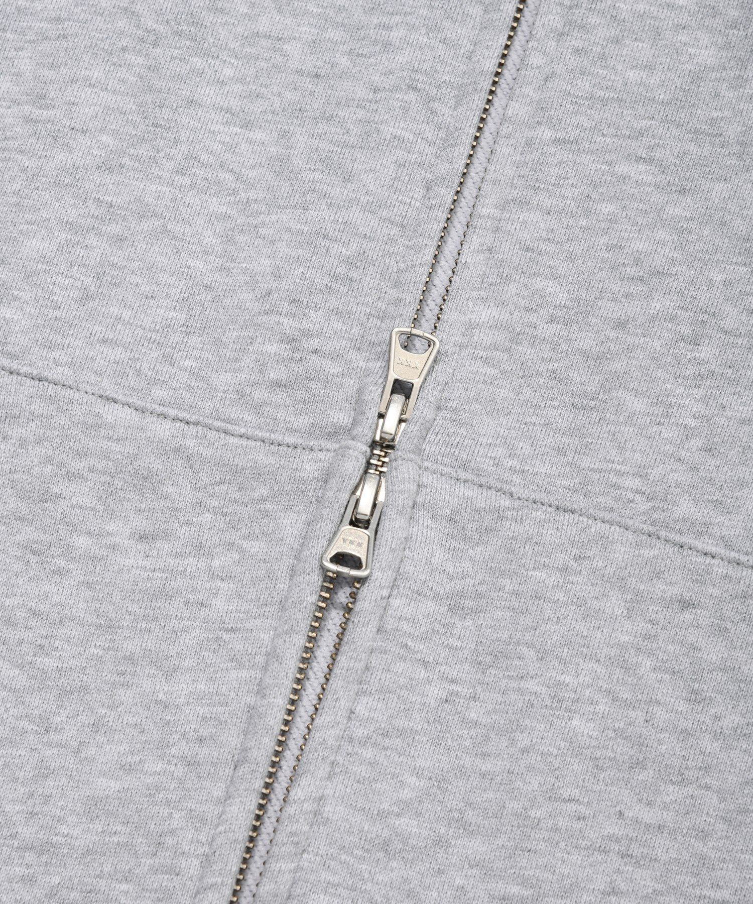 MUSINSA | COVERNAT C Logo Hoodie Zip-up Melange Grey
