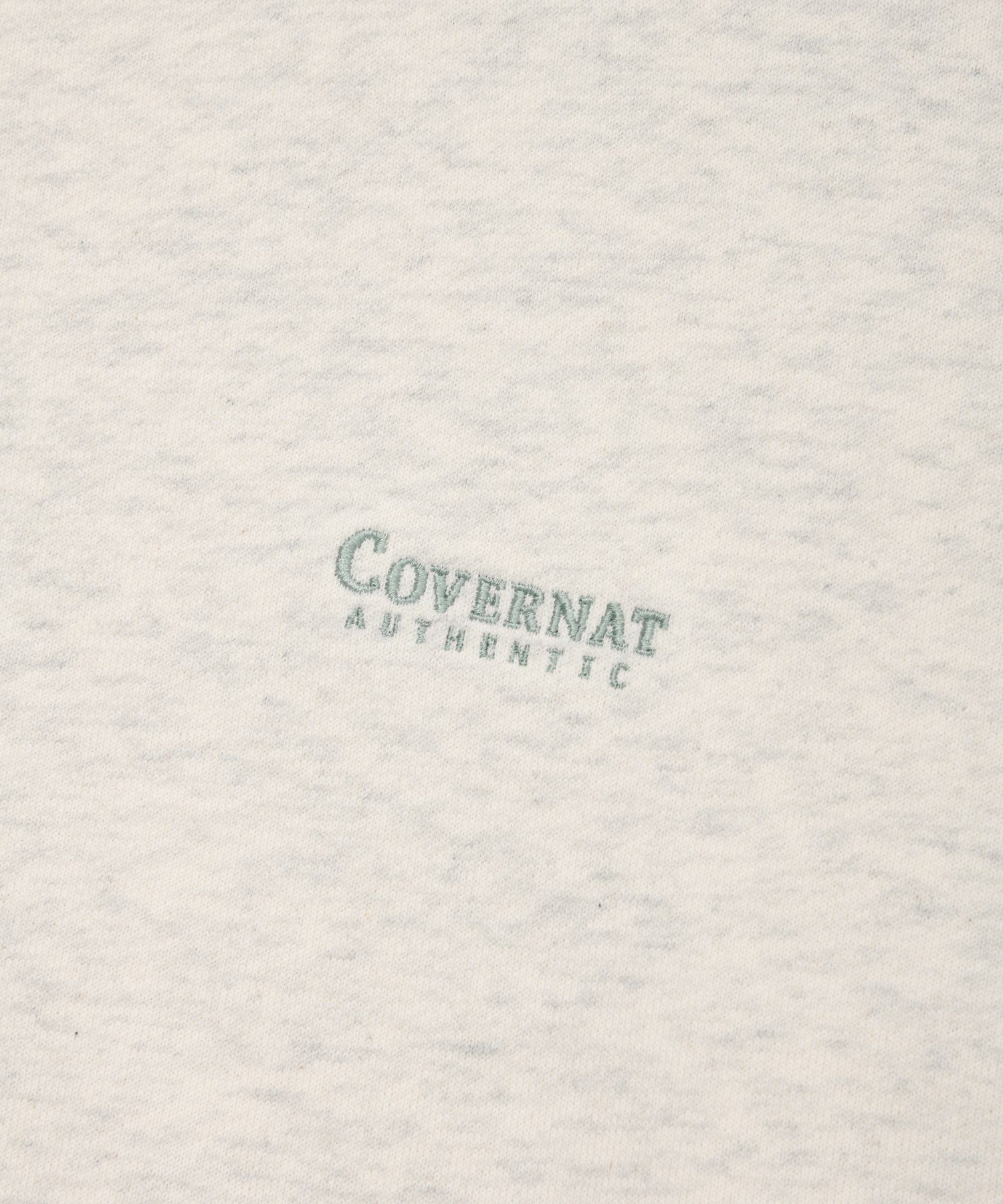 MUSINSA | COVERNAT Small Authentic Hoodie Zip-Up Oatmeal
