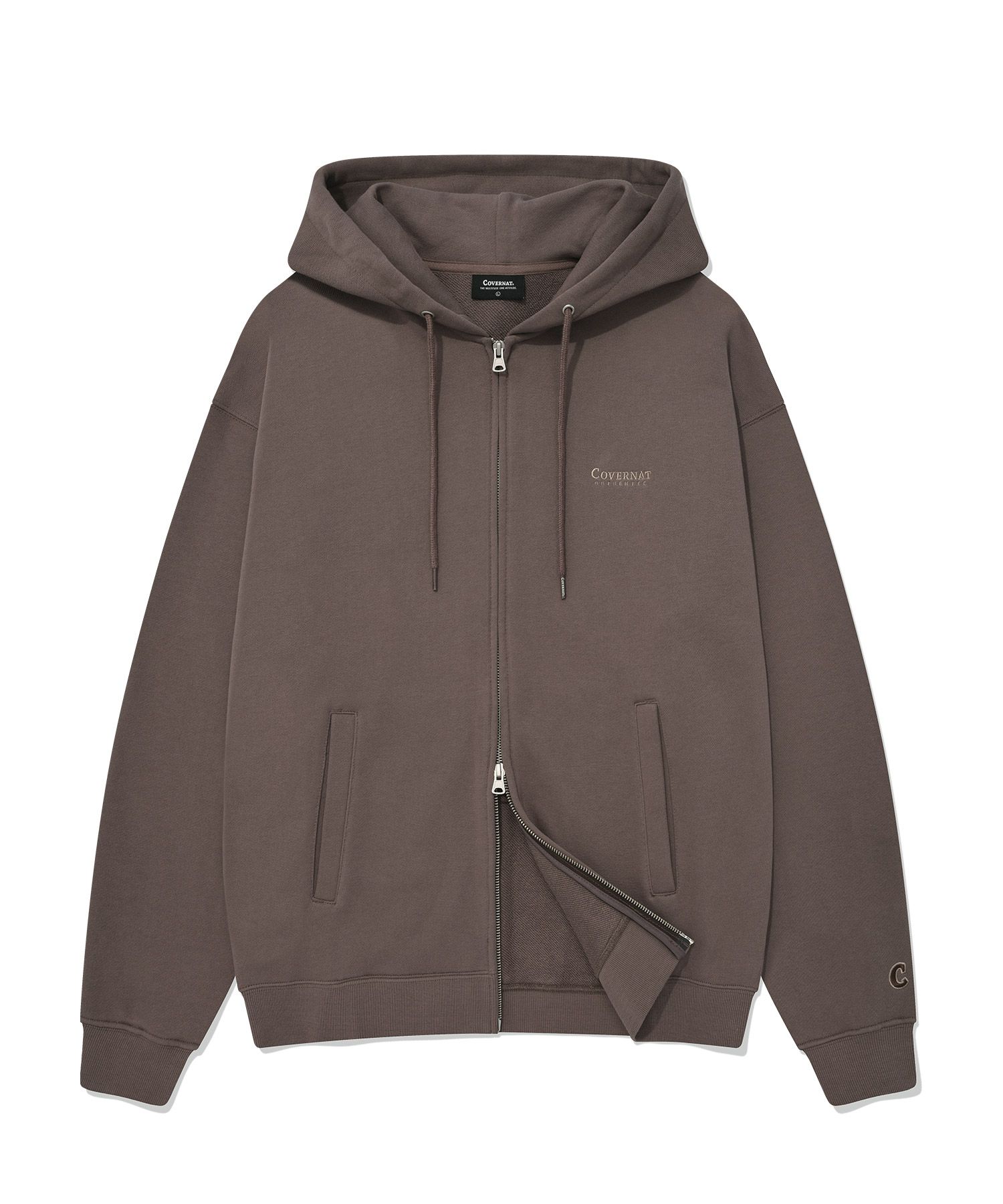 ★COVERNAT★ Small Authentic Hoodie Zip-up Brown Small Authentic Hooded Zip-Up Brown - Covernat | 60% - Asian
