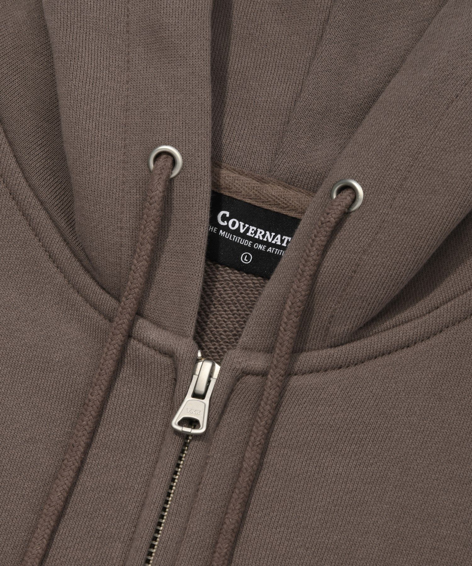 ★COVERNAT★ Small Authentic Hoodie Zip-up Brown MUSINSA | COVERNAT Small Authentic Hoodie Zip-Up Brown