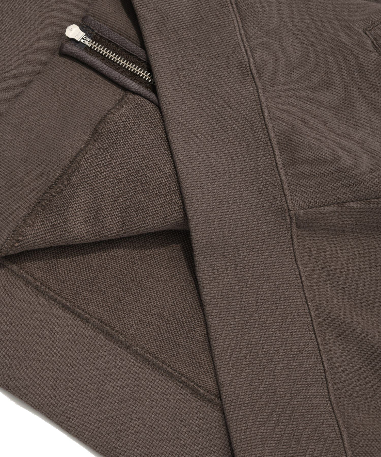 MUSINSA | COVERNAT Small Authentic Hoodie Zip-Up Brown