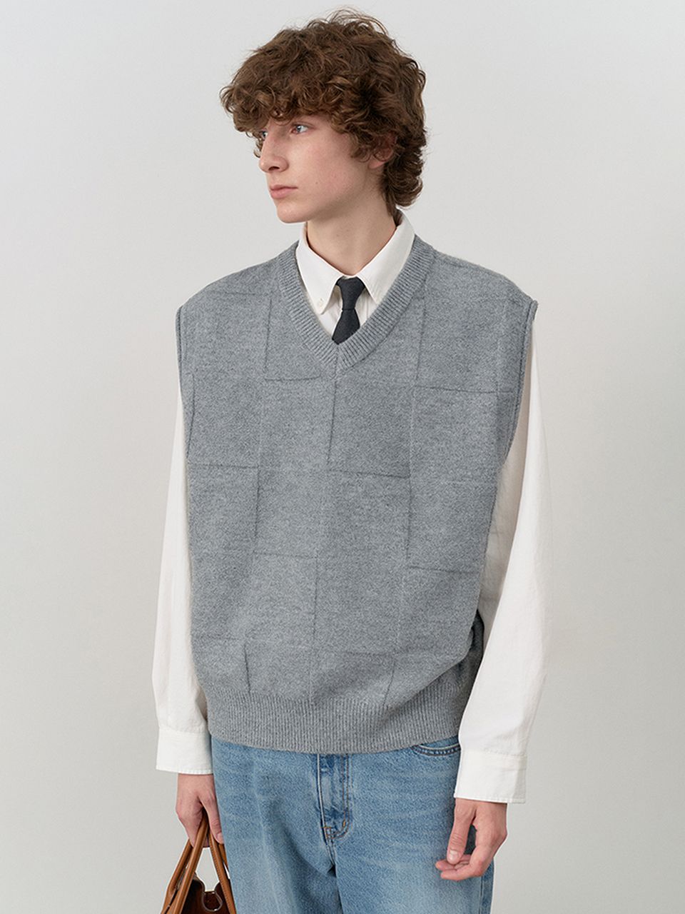 Knit Vest Saga - dry rose – Wheat.eu
