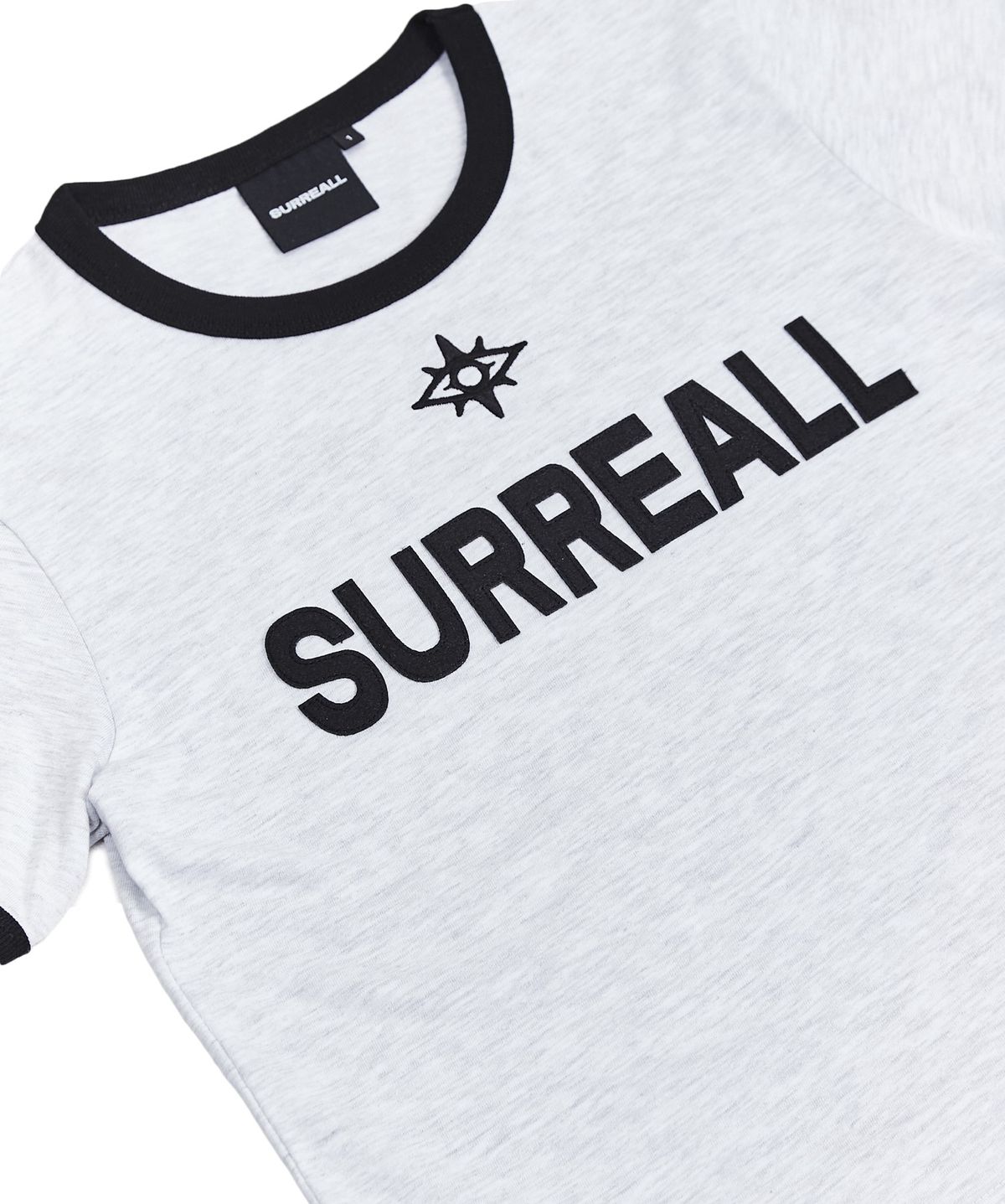 써리얼(SURREALL) Blekul ringer T shirt (Melange)