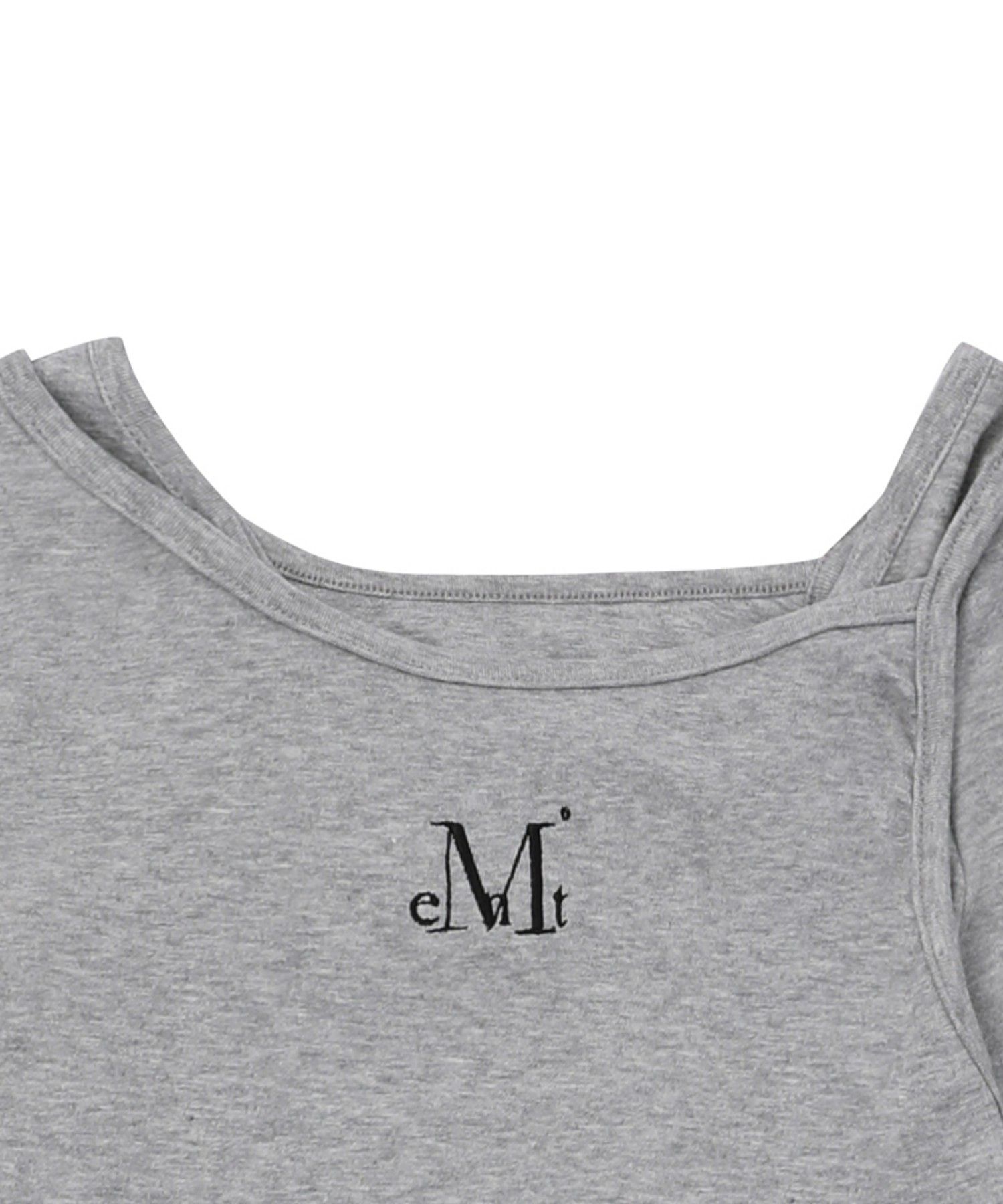 MUSINSA | MUCENT Double Unbalanced Set Tee (4 Colors)