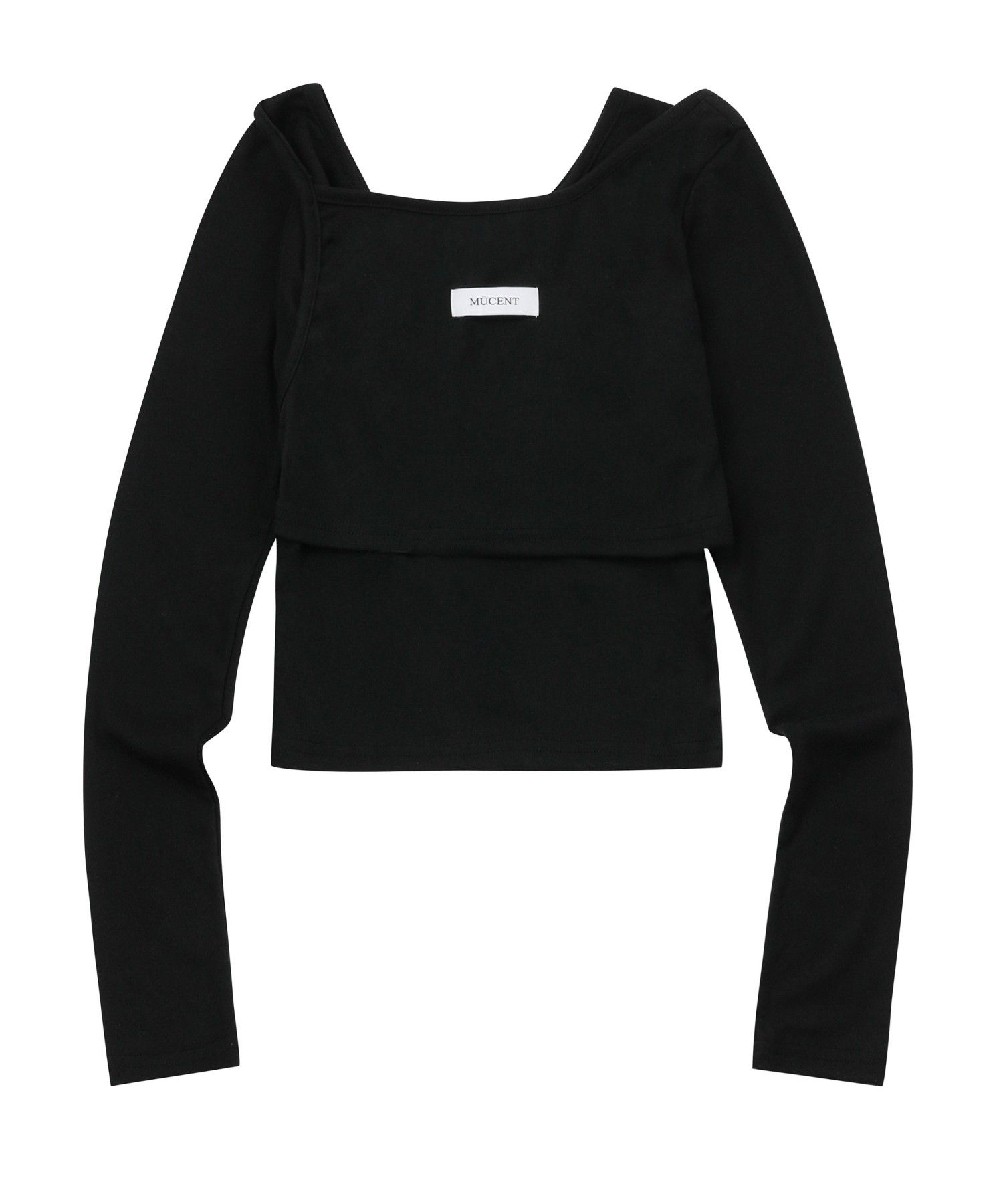 ◆MUCENT◆ Double Unbalanced Set Tee 4 Colors P00000MX MUSINSA | MUCENT Double Unbalanced Set Tee (4 Colors)