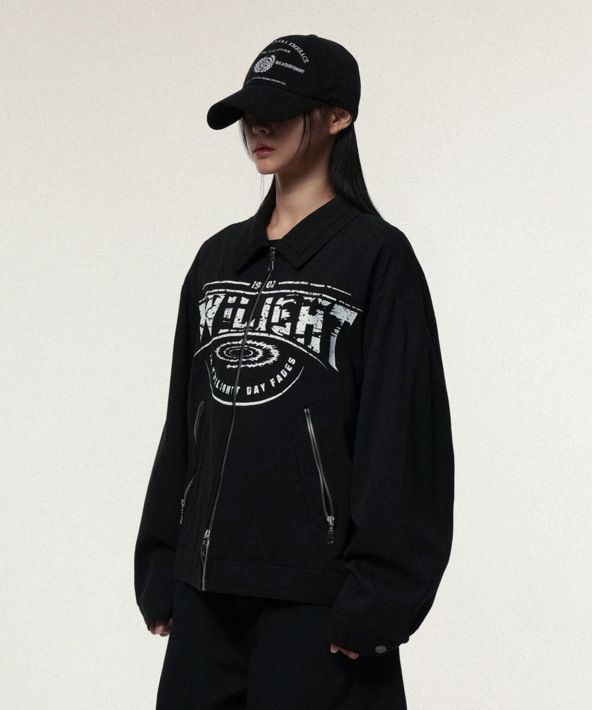 아이돈워너셀(IDWS) Twilight Work Jacket Black