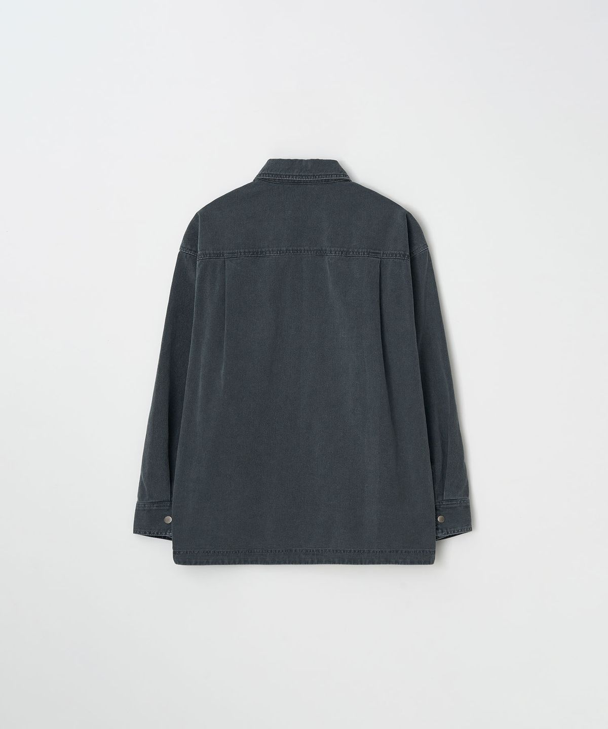 이지오(EZIO) 2 pocket denim work shirket_Khaki