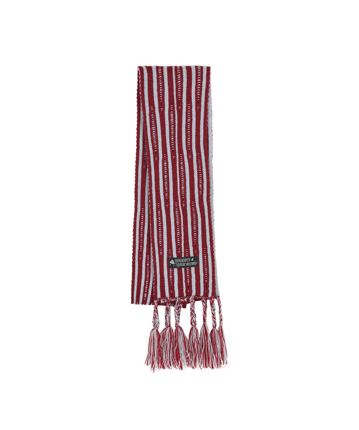 타입서비스(TYPESERVICE) Ribbed Tail Muffler [Red] - 사이즈 & 후기 | 무신사