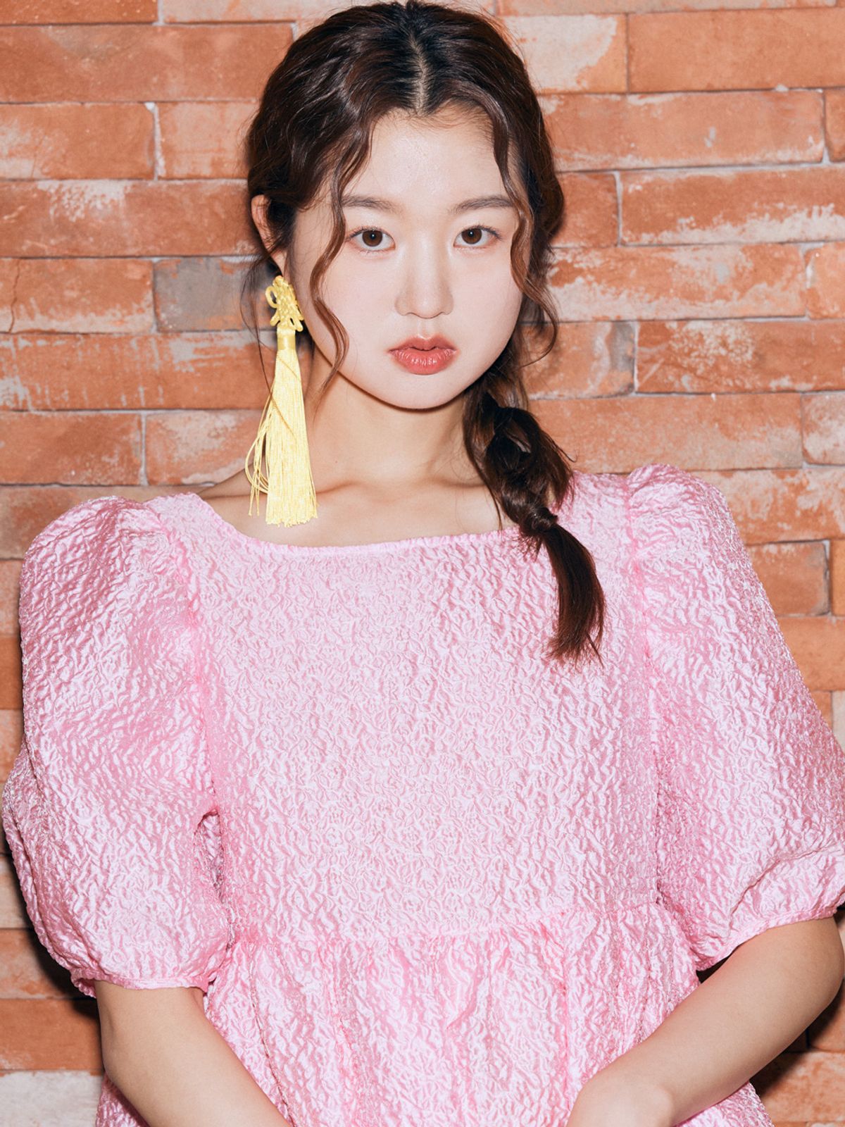 봄날 부티크(BOMNAL BOUTIQUE) 데이지 볼륨 퍼프 미디 드레스