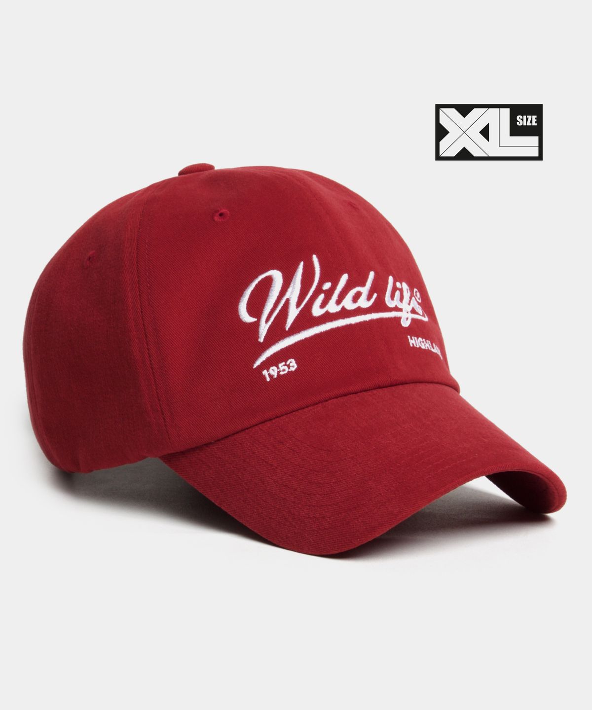 플래토(PLATEAU) 빅사이즈 피치원단 볼캡 XL WILD LIFE CAP RED