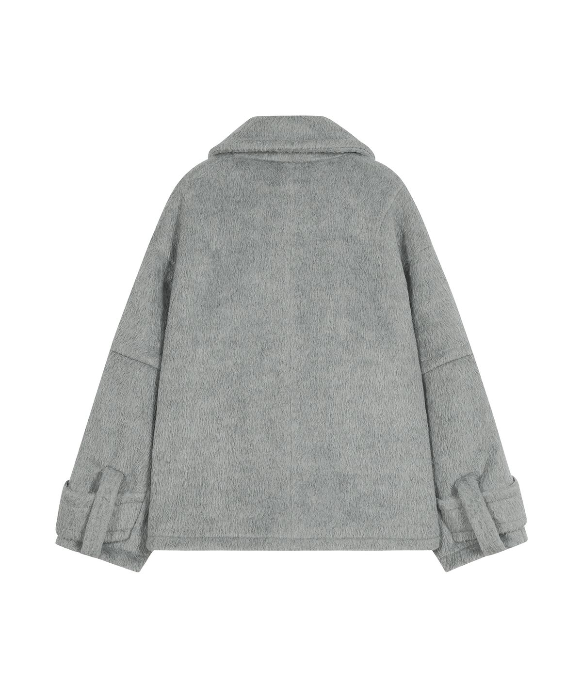 타입서비스(TYPESERVICE) Double Breasted Half Coat [Gray]
