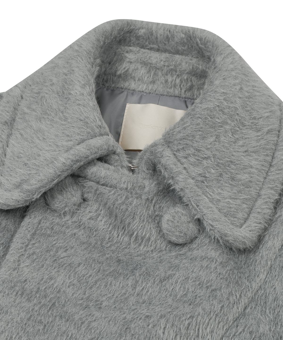 타입서비스(TYPESERVICE) Double Breasted Half Coat [Gray]
