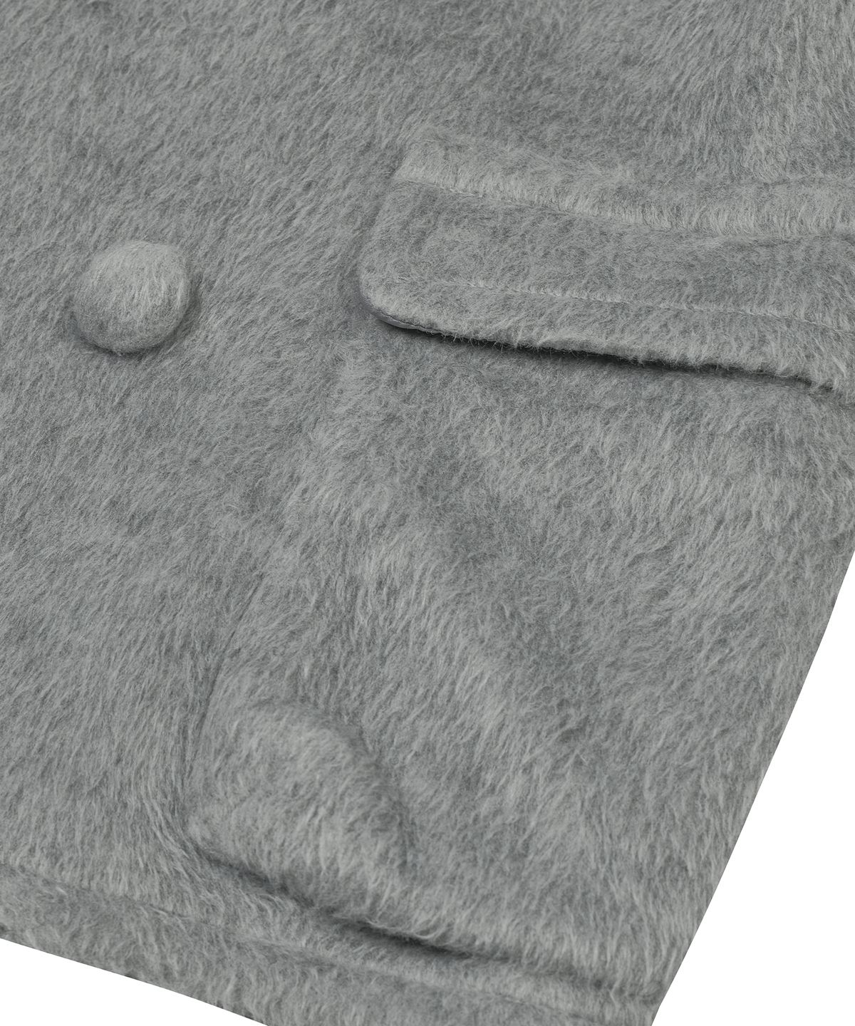 타입서비스(TYPESERVICE) Double Breasted Half Coat [Gray]