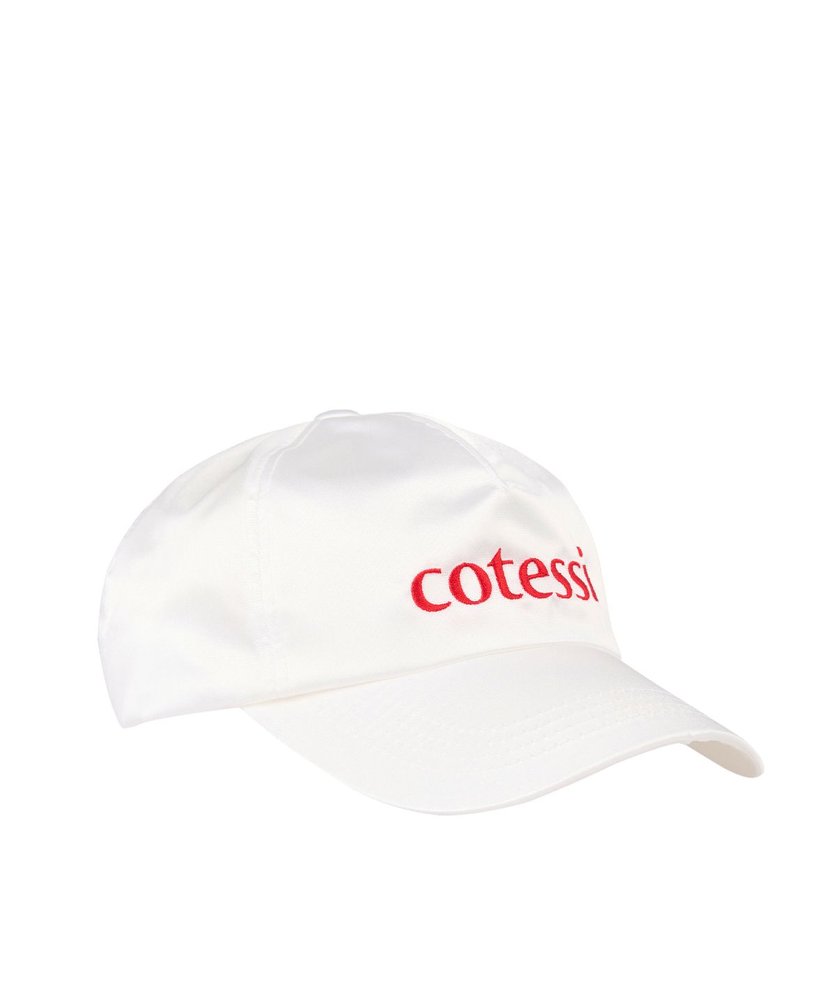 코테시(COTESSI) 나일론 로고 캡, 화이트