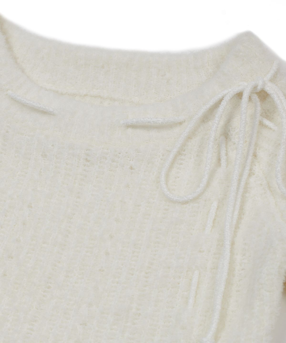 타입서비스(TYPESERVICE) Off Shoulder Strap Knit [Ivory]