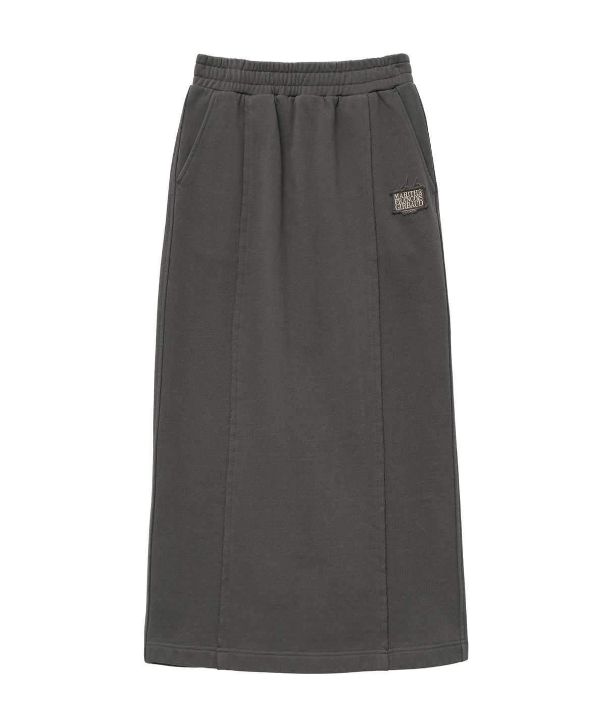 마리떼 프랑소와 저버(MARITHÉ + FRANҪOIS GIRBAUD) W CLASSIC LOGO SWEAT SKIRT charcoal