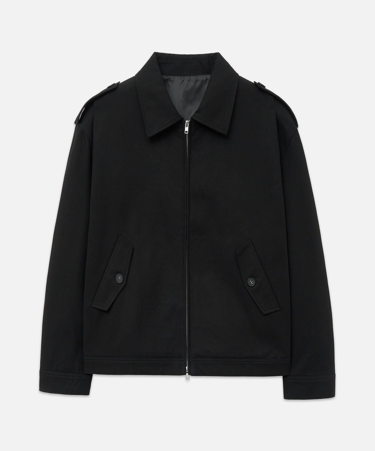 드로우핏(DRAW FIT) 로드니 카라 해링턴 자켓 [BLACK]