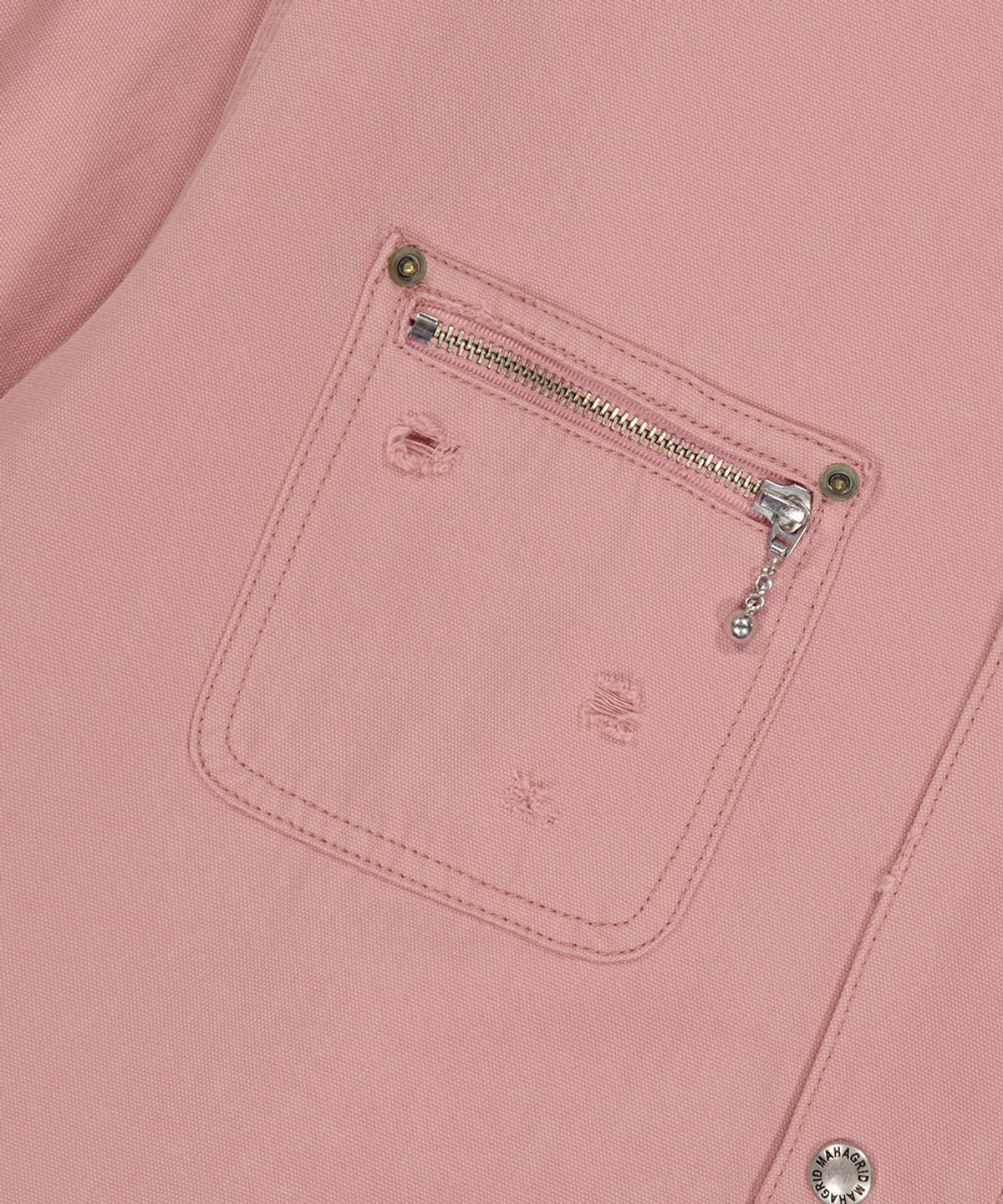 마하그리드(MAHAGRID) WASHED WORK JACKET PINK(MG2EFMJ210A)