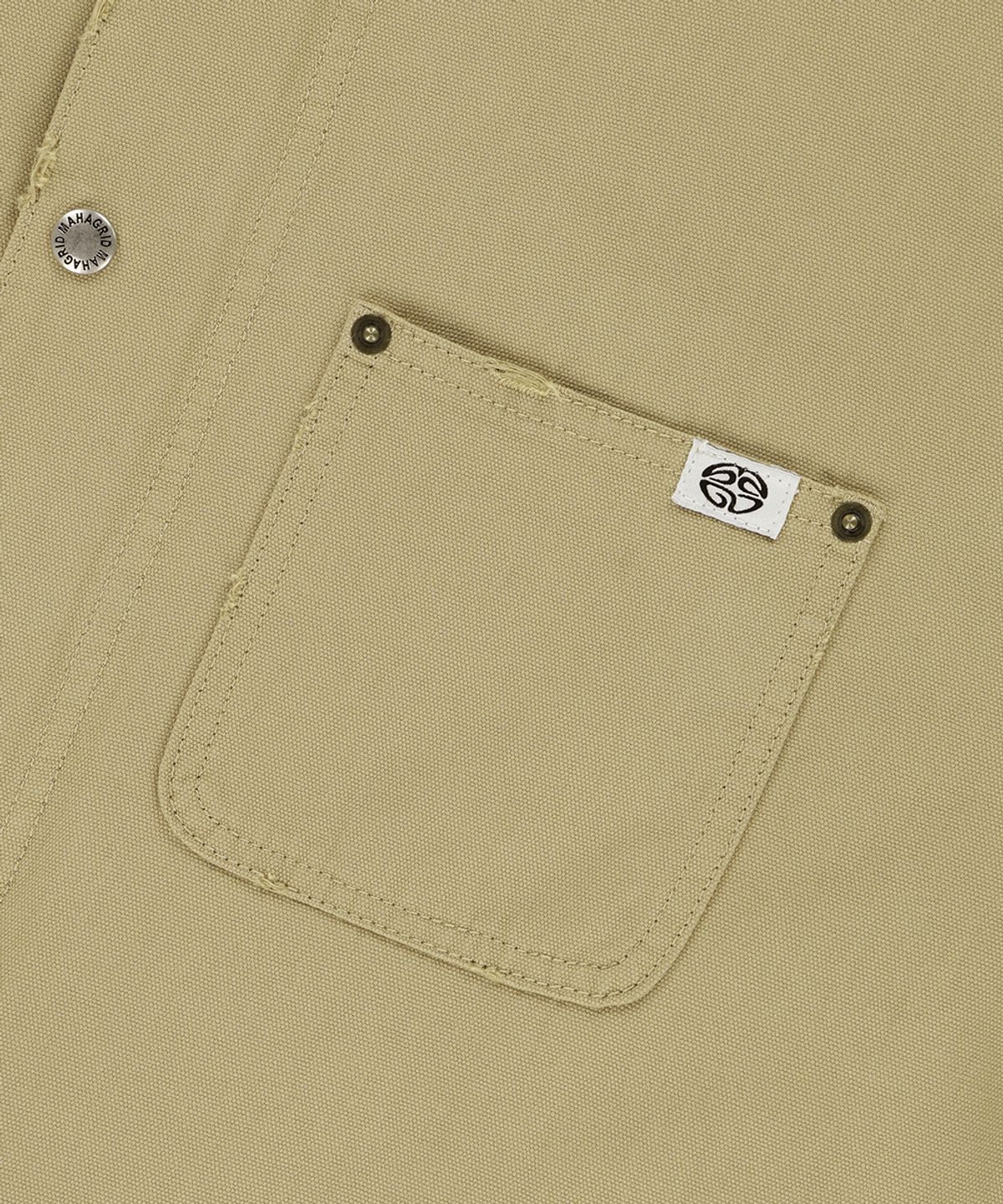 마하그리드(MAHAGRID) WASHED WORK JACKET BEIGE(MG2EFMJ210A)