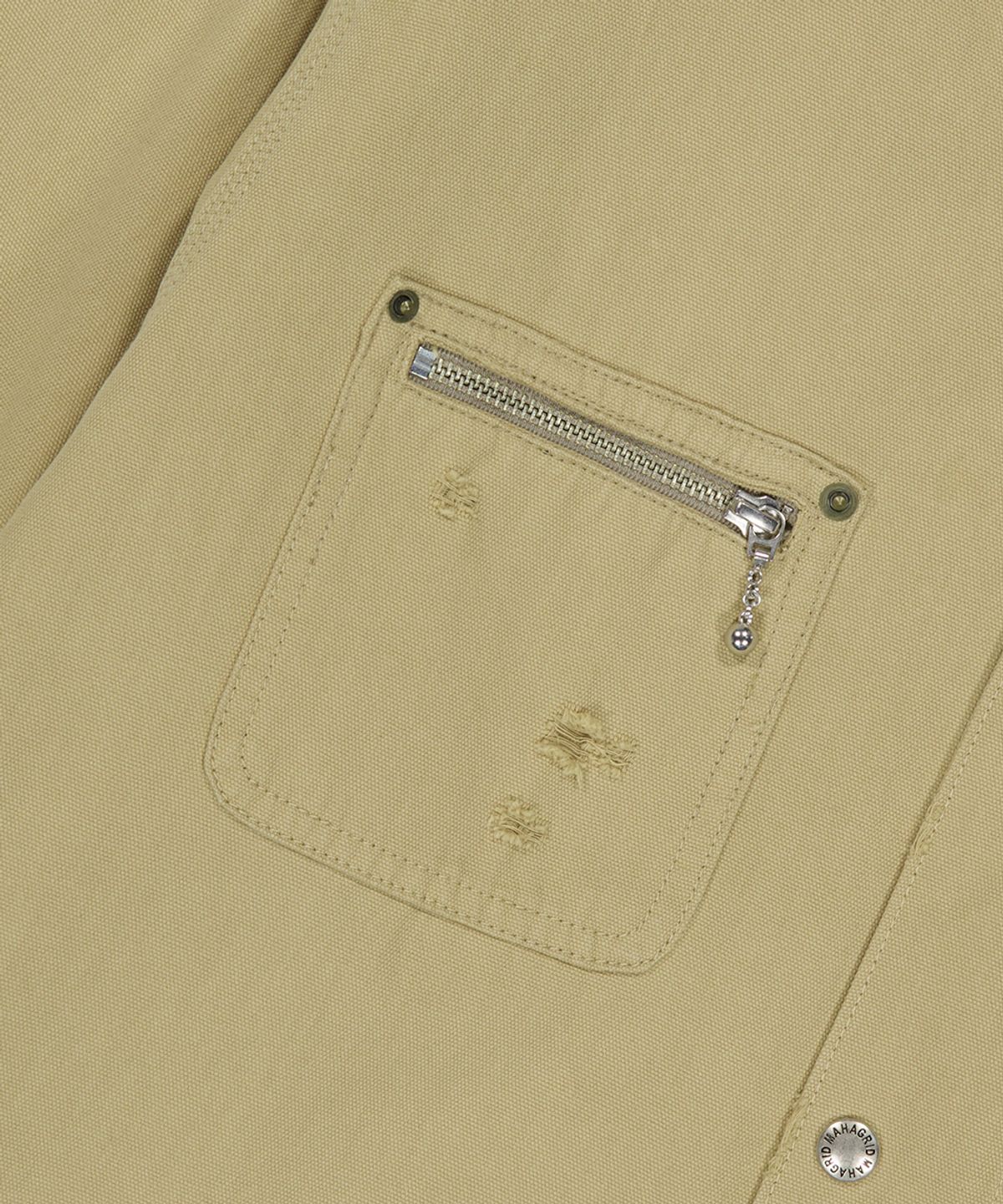 마하그리드(MAHAGRID) WASHED WORK JACKET BEIGE(MG2EFMJ210A)