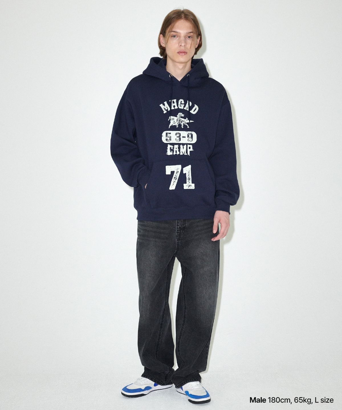 마하그리드(MAHAGRID) STANDARD DENIM PANT BLACK(MG2EFMD111A)